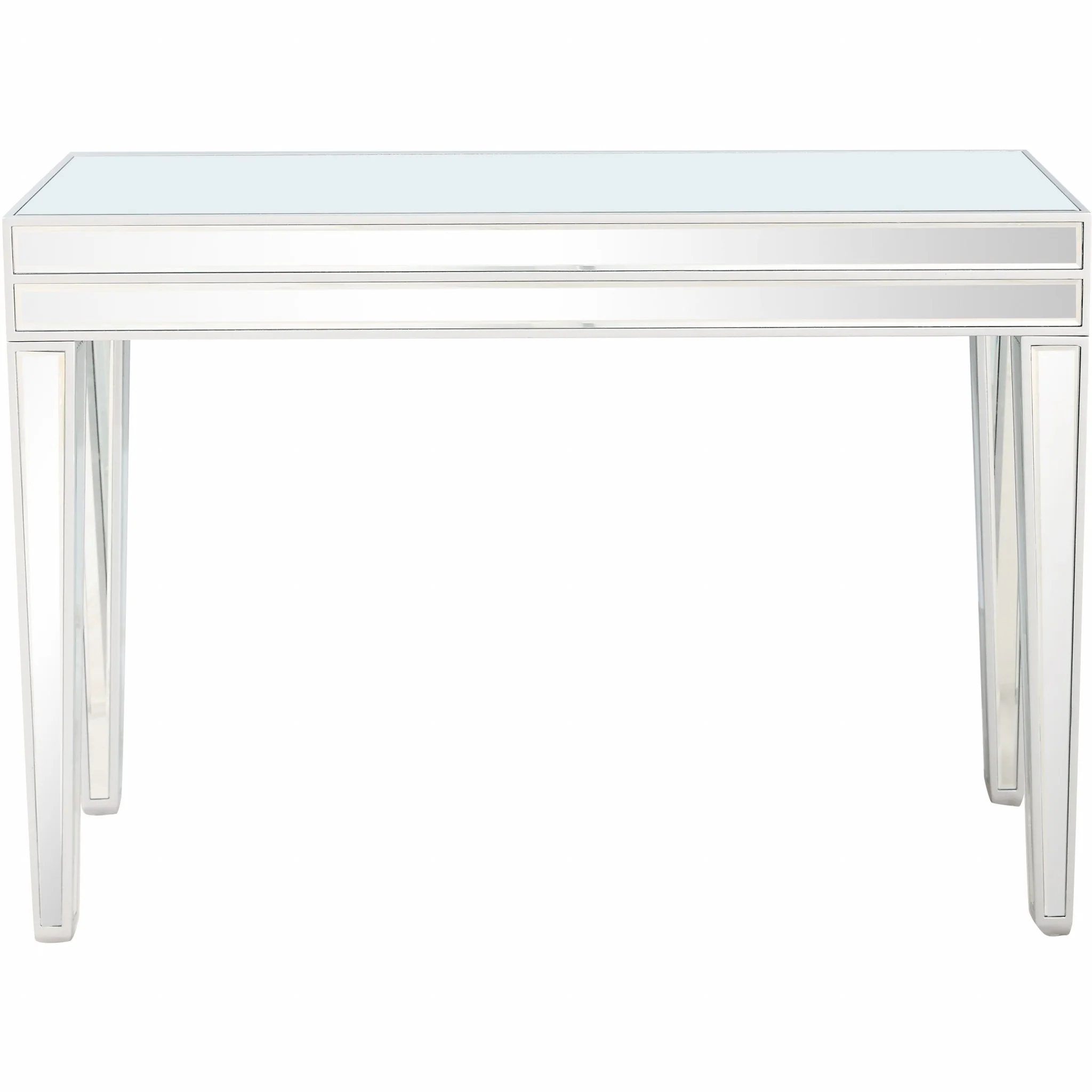 Modern Mirrored Console Table and Mirror Set By Homeroots - Image 6