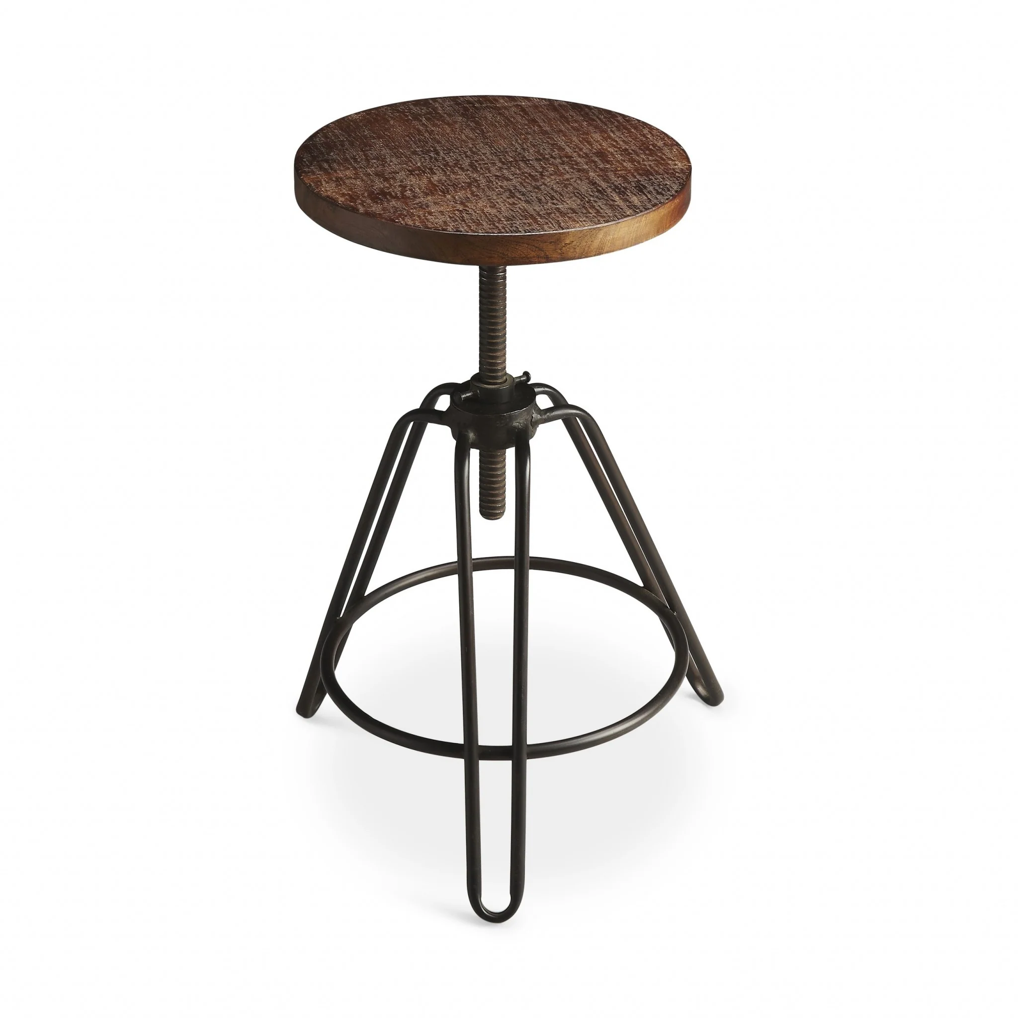 Modern Revolving Bar Stool By Homeroots - Image 4