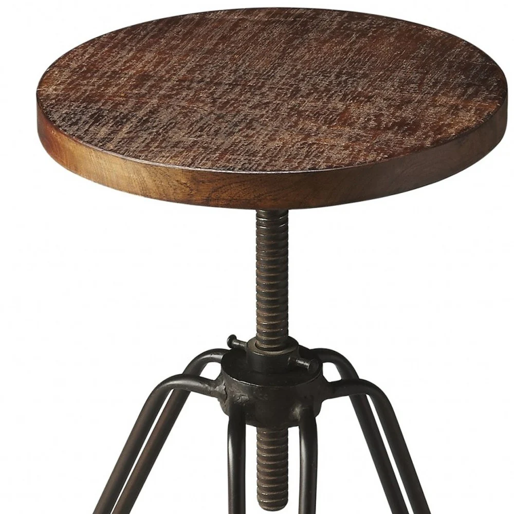 Modern Revolving Bar Stool By Homeroots - Image 5