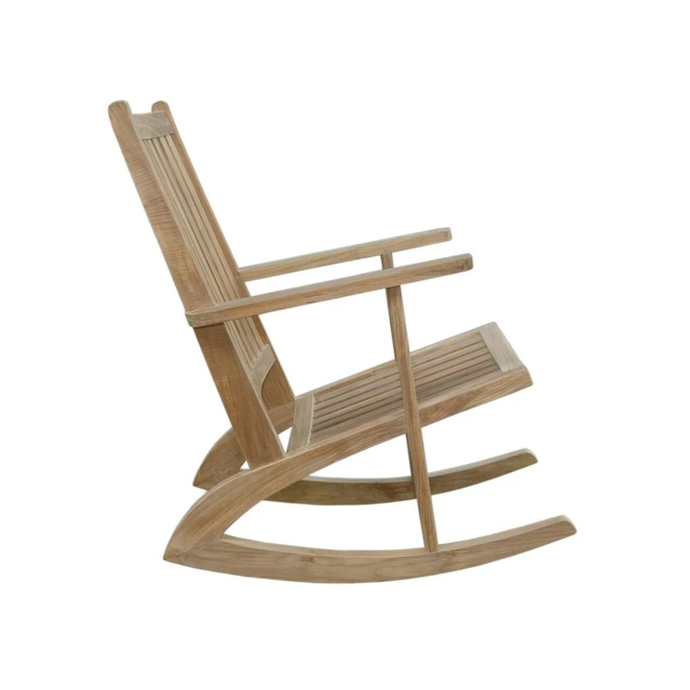 Modern Rocking Armchair By Anderson Teak - Image 2