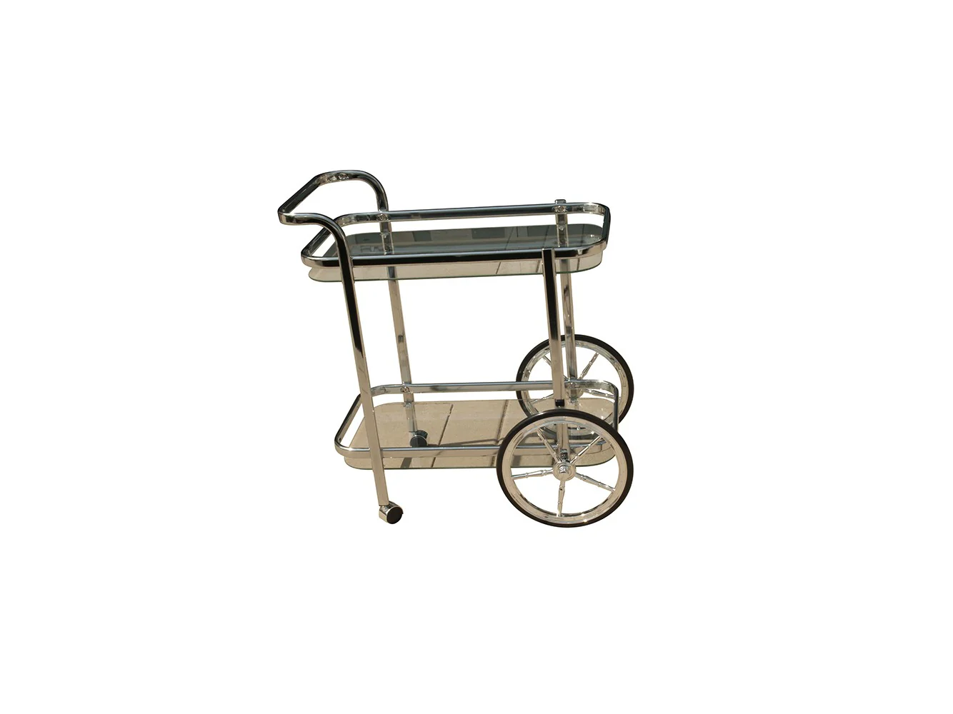 Modern Rolling Bar Cart Serving Trolley By Homeroots - Image 5