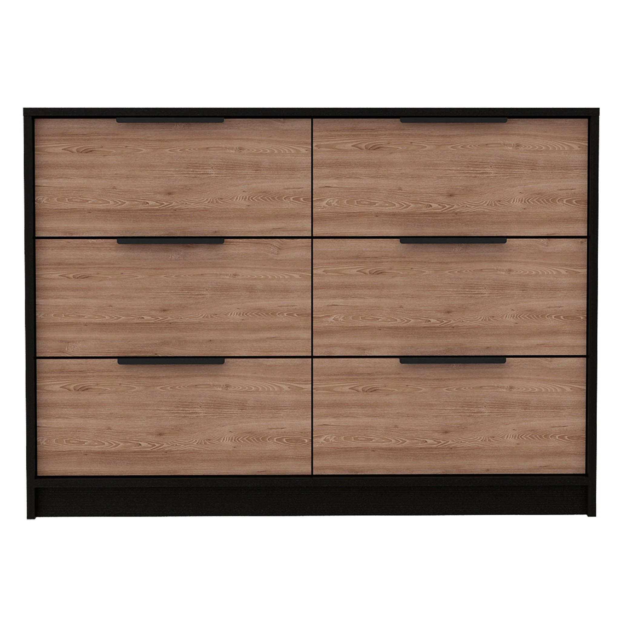Modern Rustic Black And Natural Dresser By Homeroots - Image 6