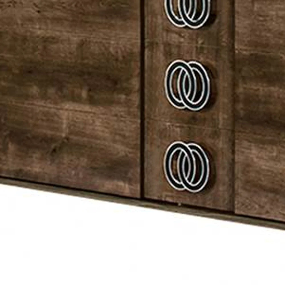 Modern Rustic Italian 3 Drawer Dresser By Homeroots - Image 5