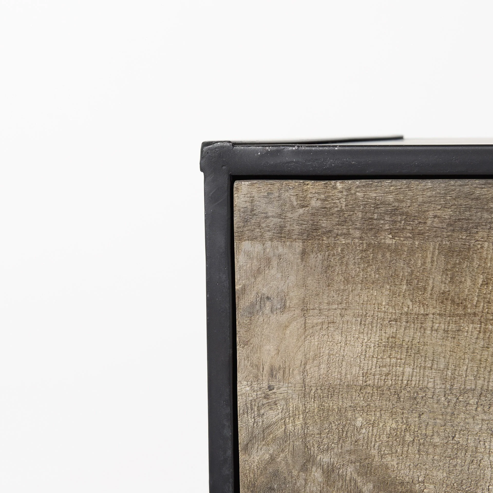 Modern Rustic Light Brown Wooden Cabinet By Homeroots - Image 6