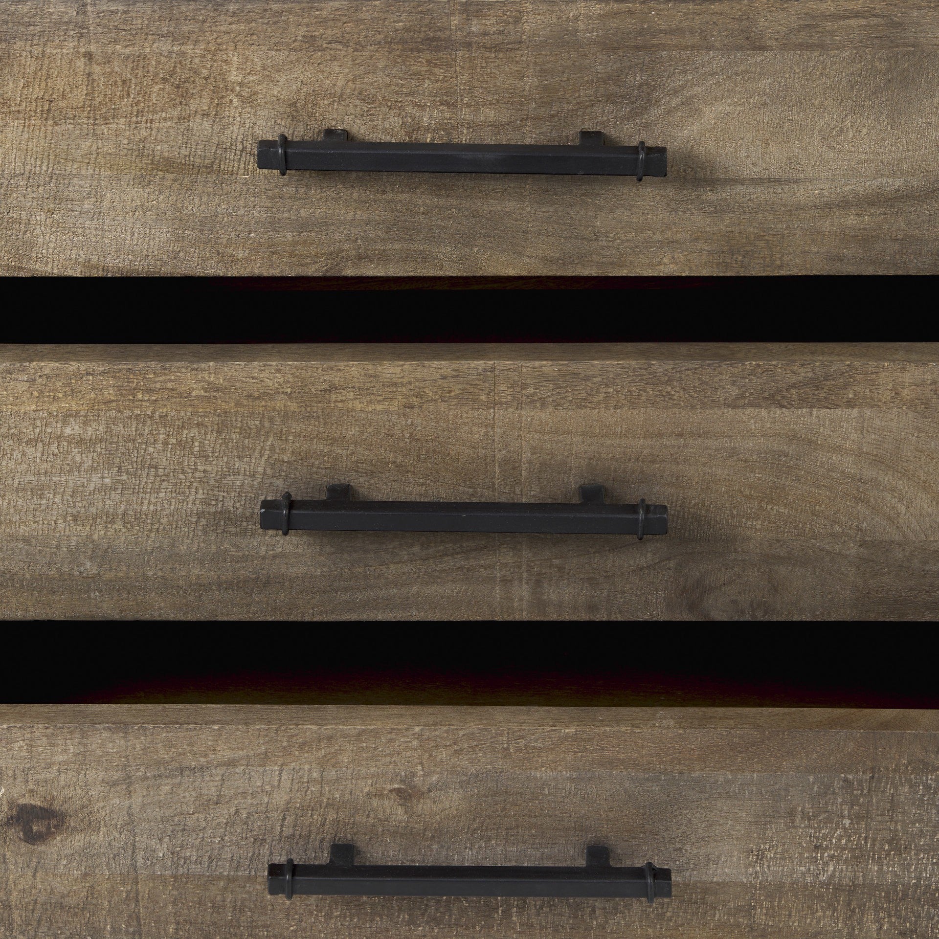 Modern Rustic Light Brown Wooden Cabinet By Homeroots - Image 9