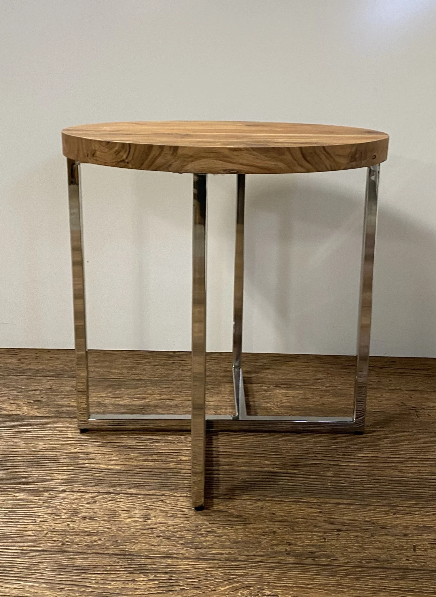 Modern Rustic Side or End Table By Homeroots - Image 2