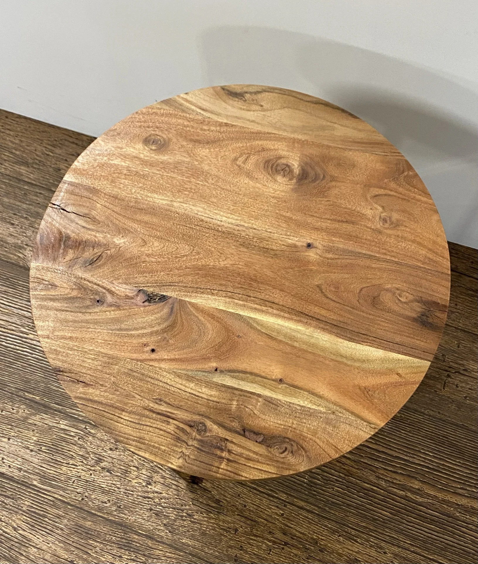 Modern Rustic Side or End Table By Homeroots - Image 4