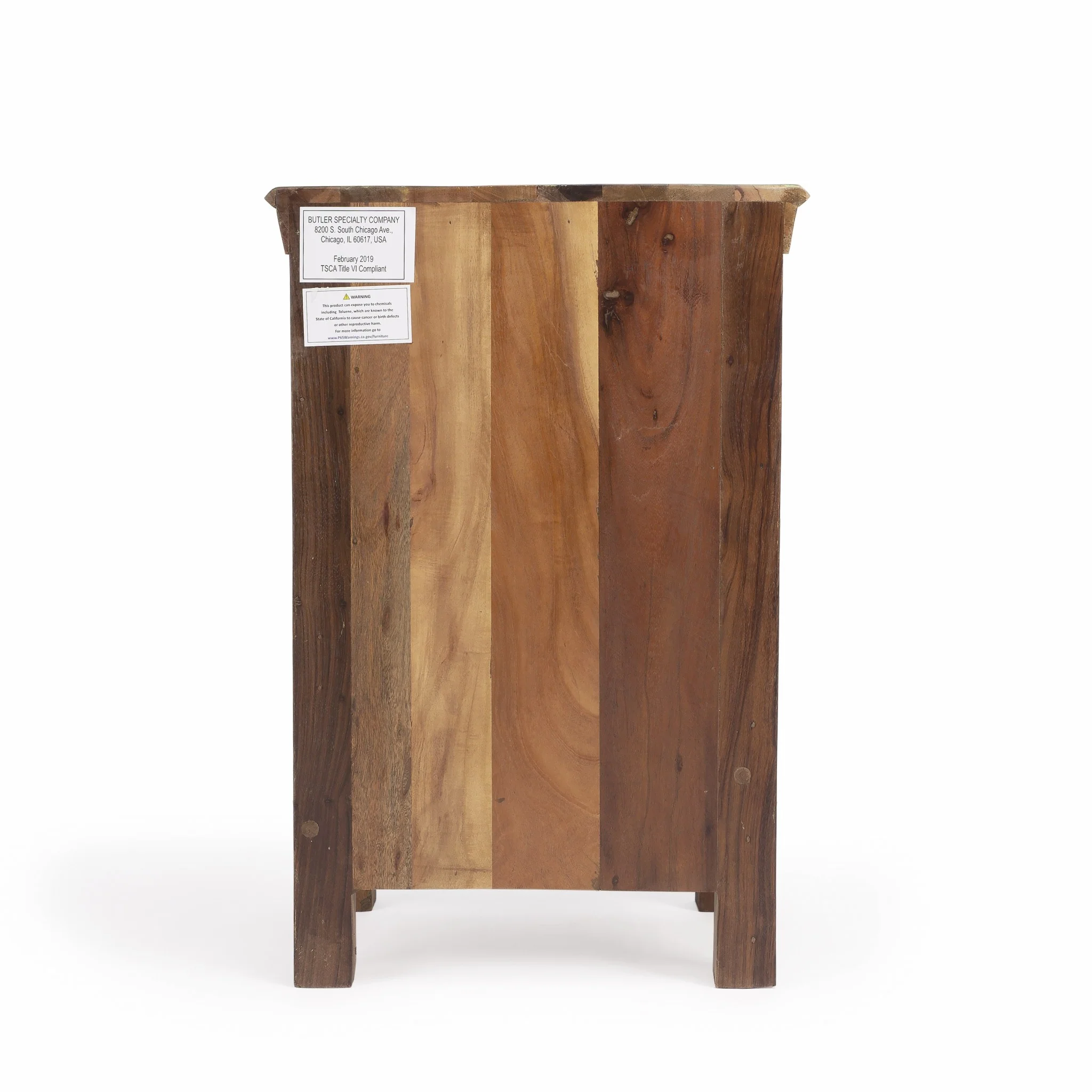 Modern Rustic Three Drawer Accent Chest By Homeroots - Image 6