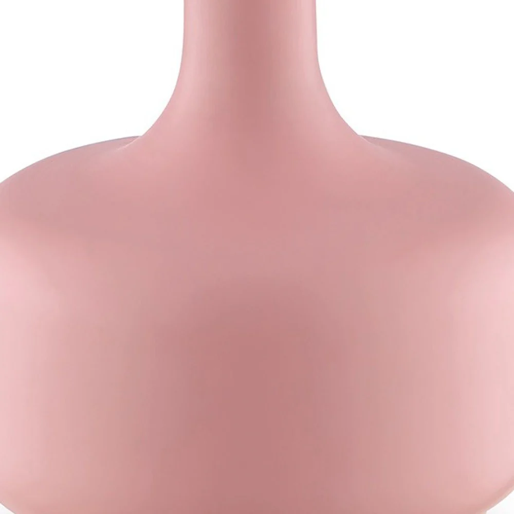 Modern Soft Pink Table Lamp with Touch Switch By Homeroots - Image 5