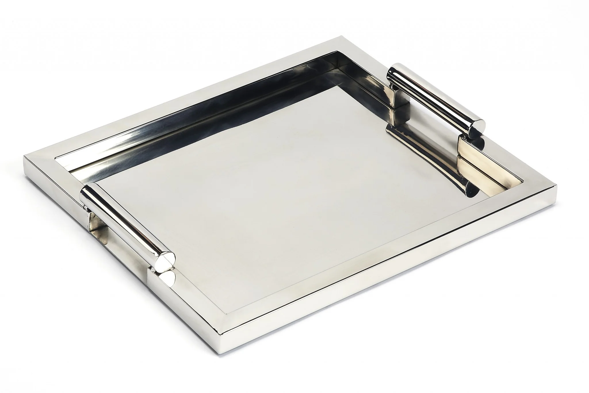 Modern Stainless Steel Serving Tray By Homeroots - Image 2