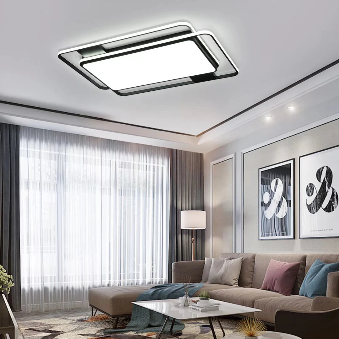 Modern Three Dimensional LED Ceiling Light By Homeroots - Image 3