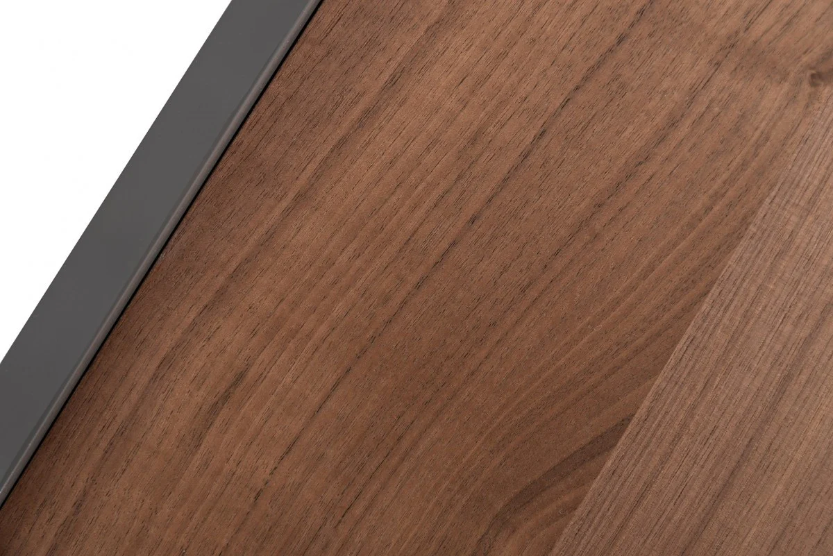 Modern Walnut Nightstand With Drawer Box And Shelf By Homeroots - Image 6