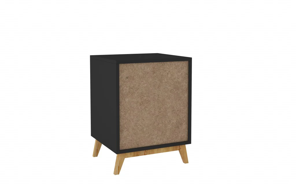 Modern White And Natural Flair Night Stand By Homeroots - Image 12