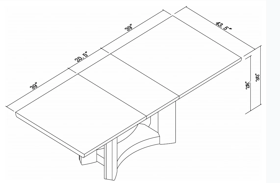 Modern White High Gloss Finish Dining Table By Homeroots - Image 2