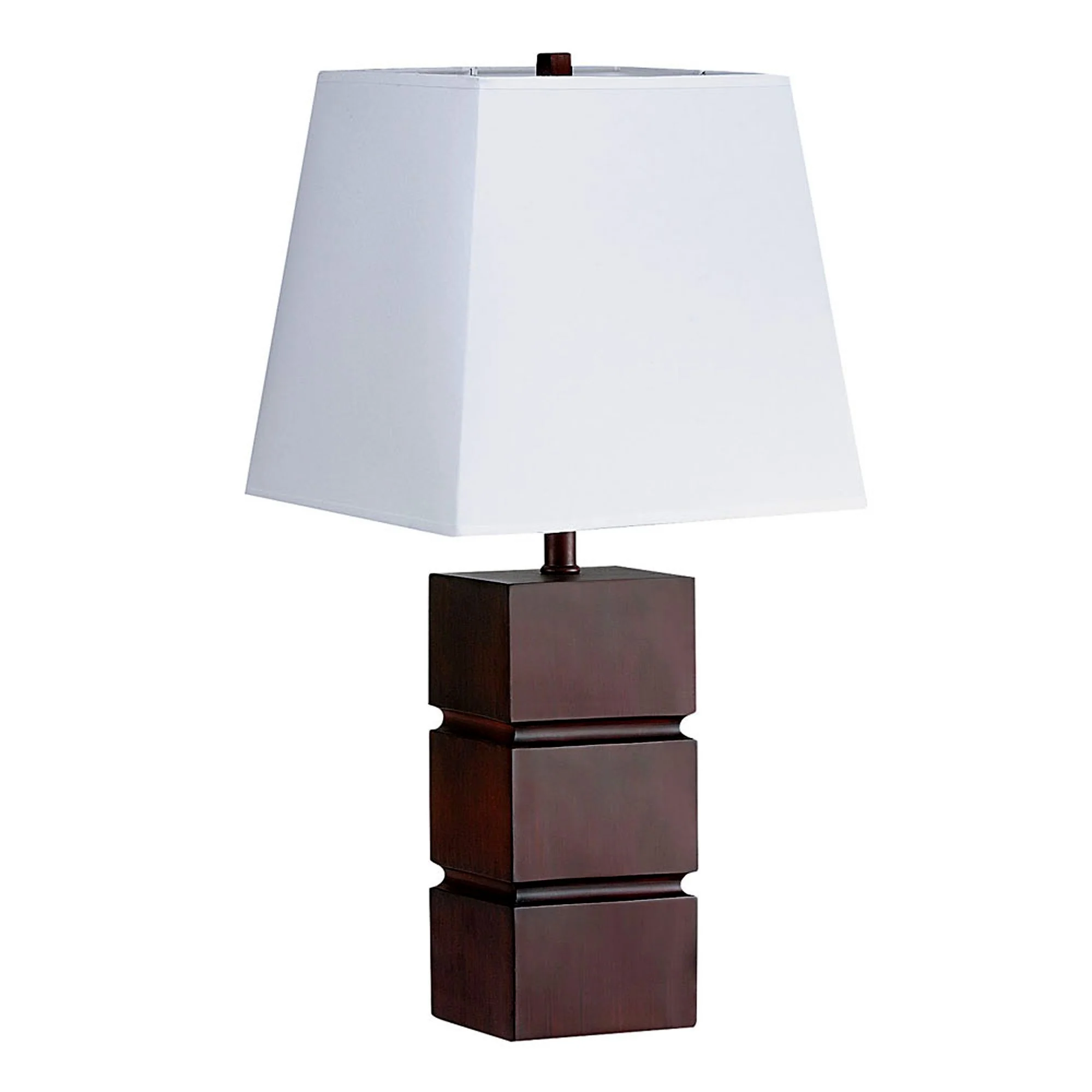 Modern Wooden Stack Table Lamp By Homeroots - Image 2