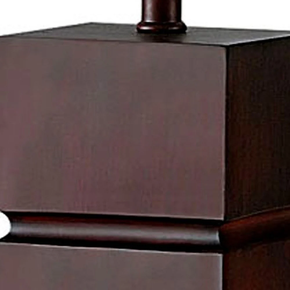 Modern Wooden Stack Table Lamp By Homeroots - Image 4