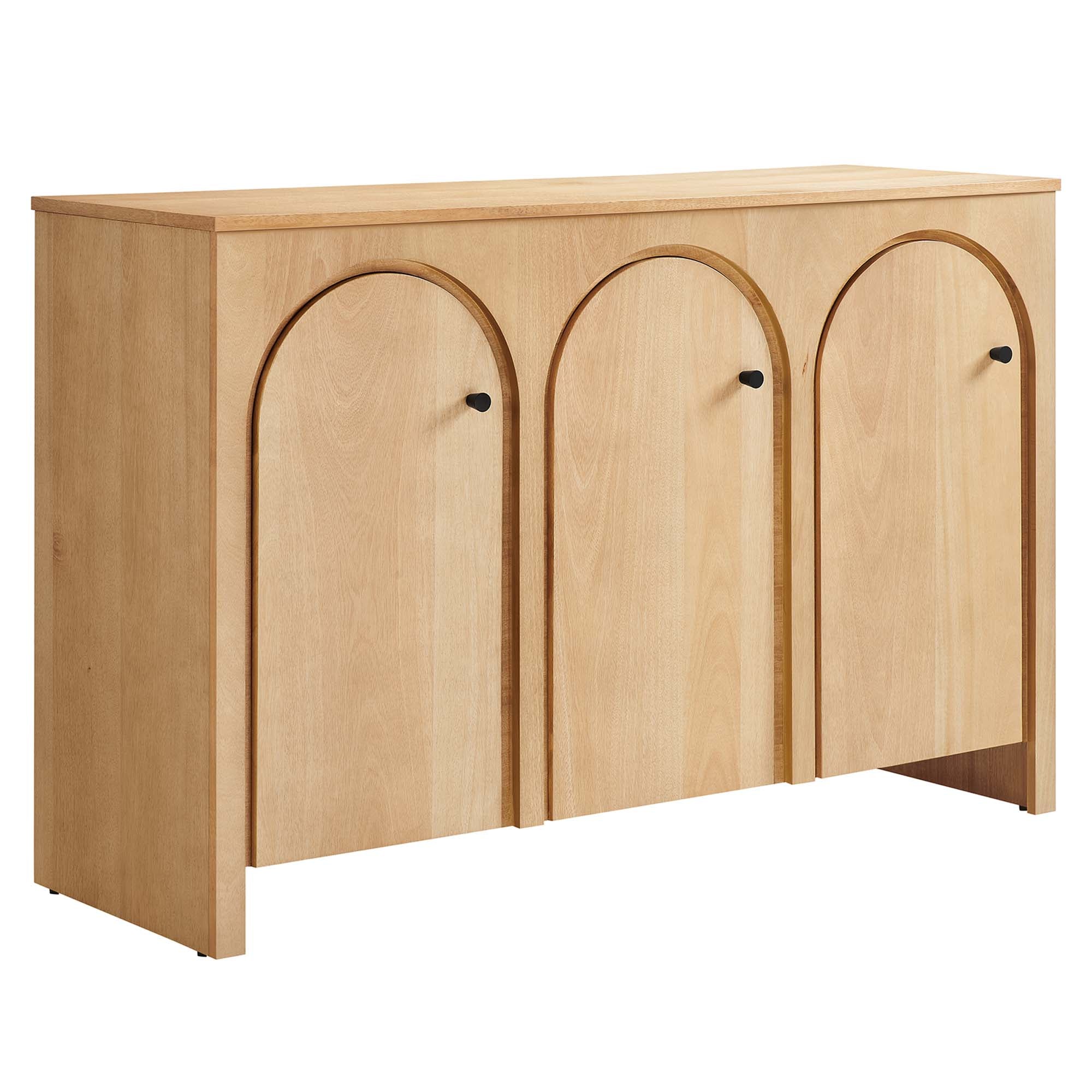 Modway Appia 3-Door Arched Door Sideboard Storage Cabinet - Image 2