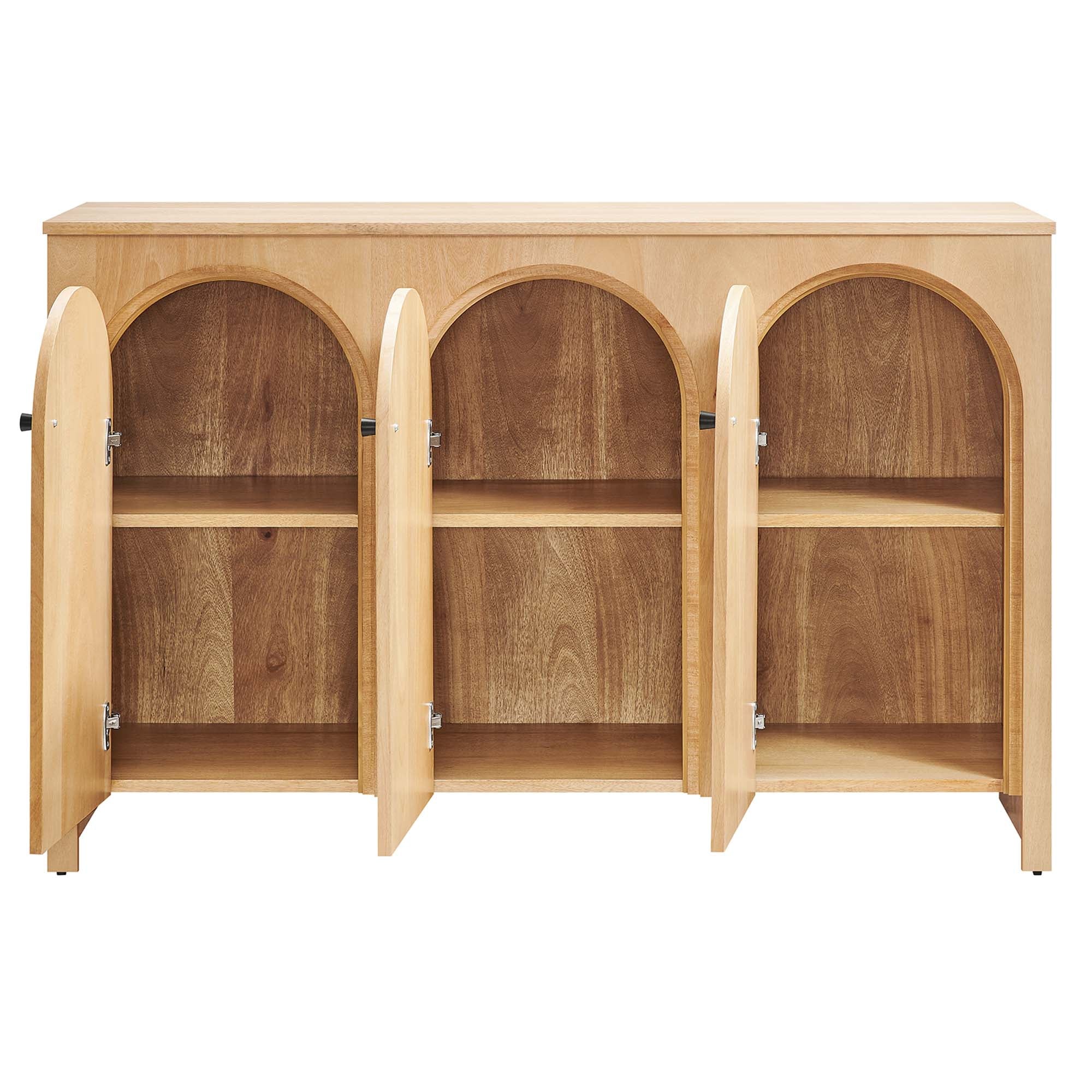 Modway Appia 3-Door Arched Door Sideboard Storage Cabinet - Image 5