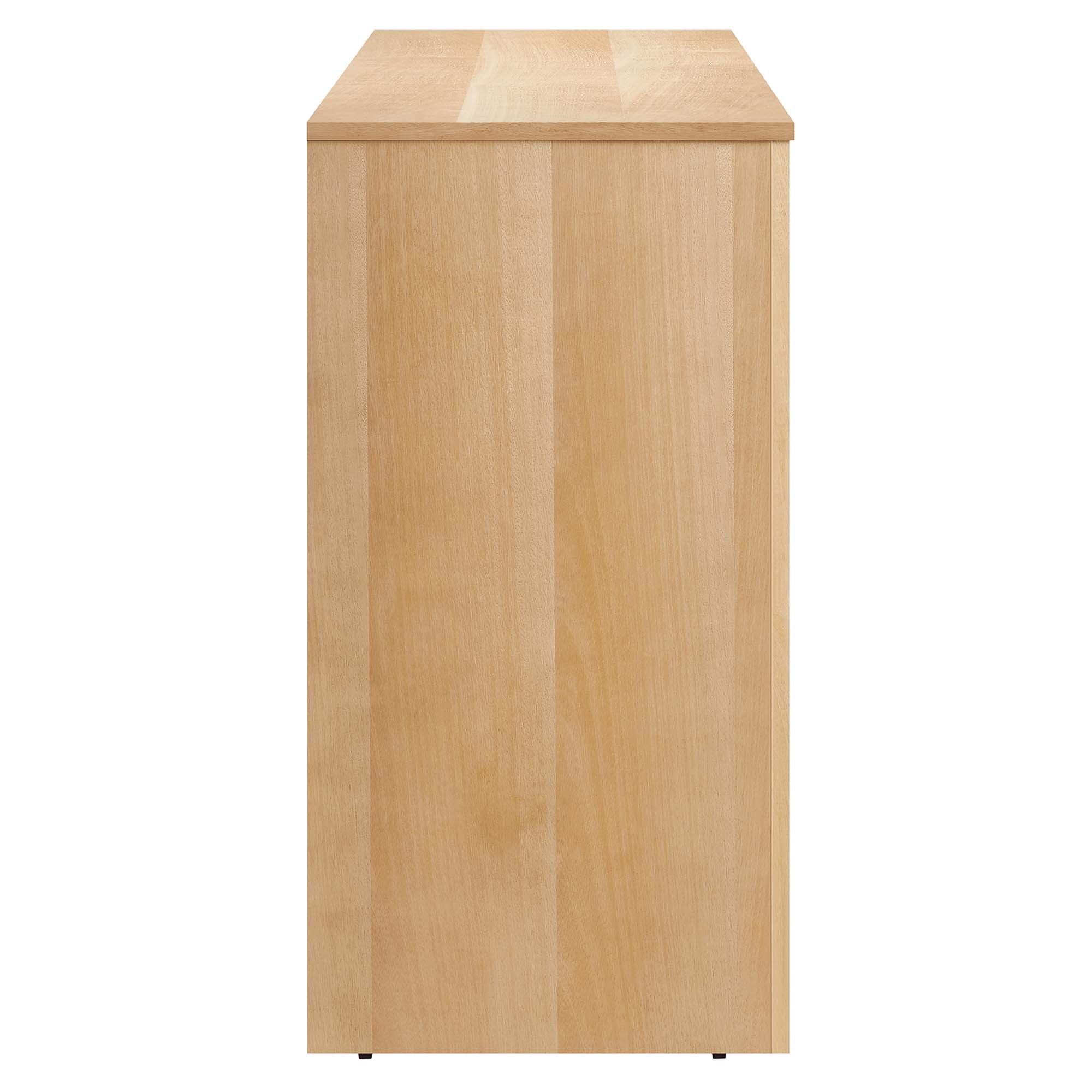Modway Appia Wood Grain 4-Door Sideboard Storage Cabinet - Image 3