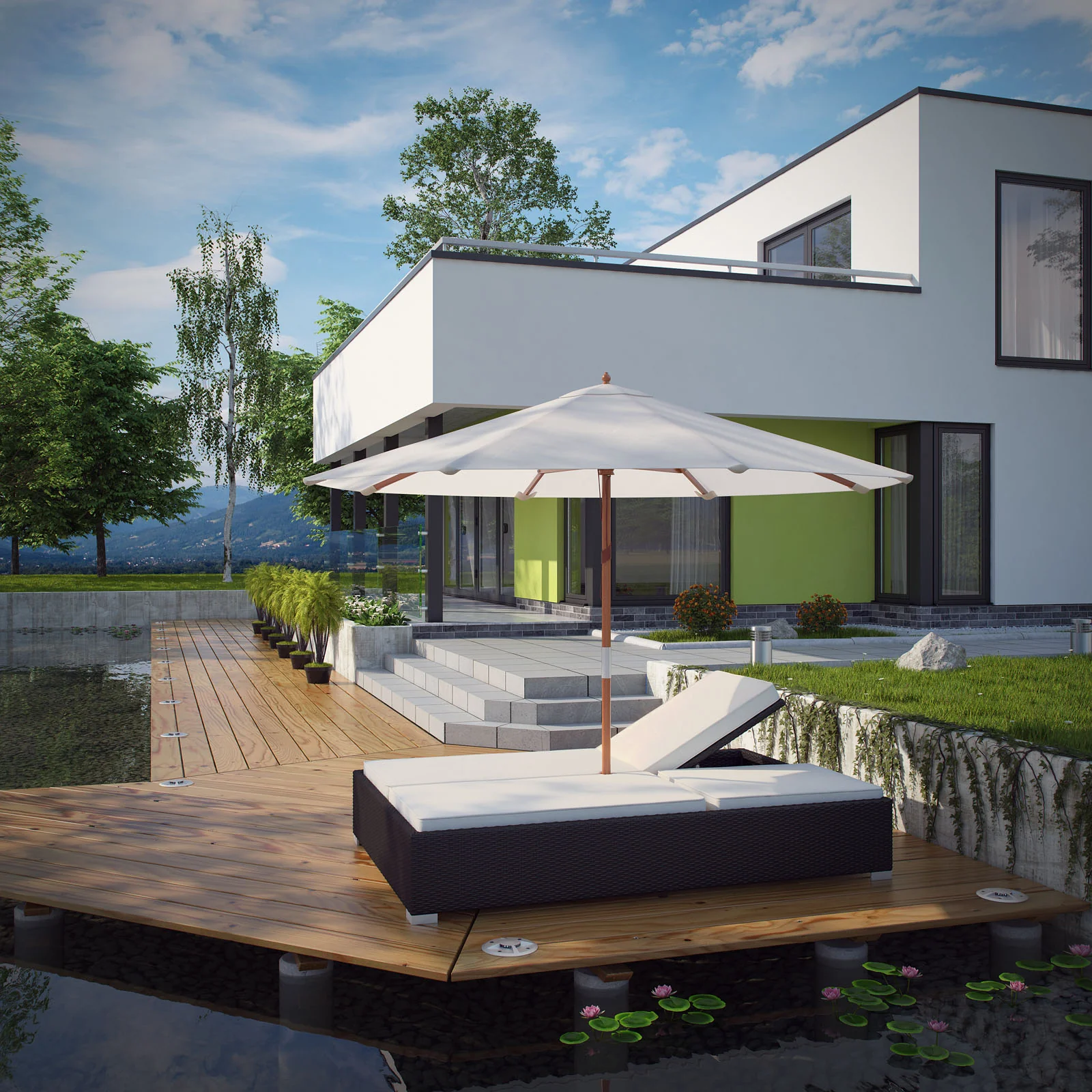 Modway Arrival Outdoor Patio Chaise - Image 6
