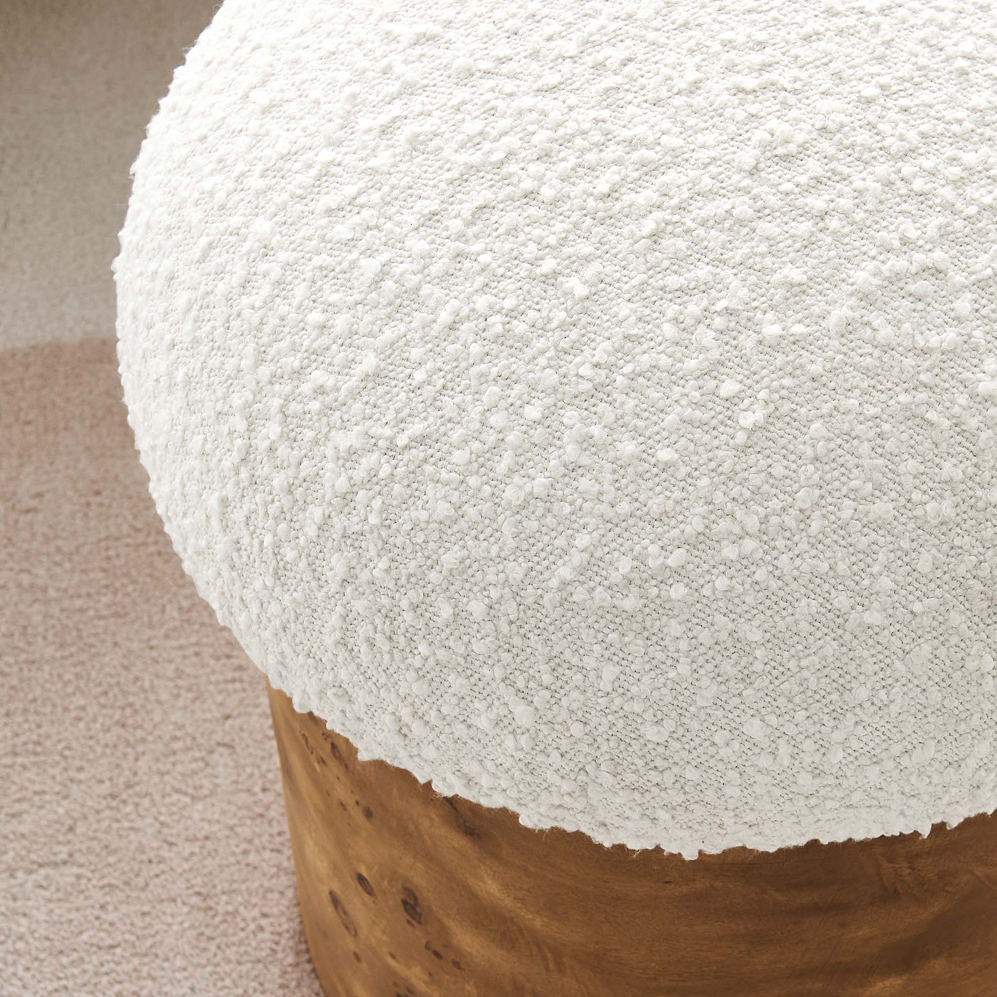 Modway Breeze Boucle Upholstered Ottoman - Image 3