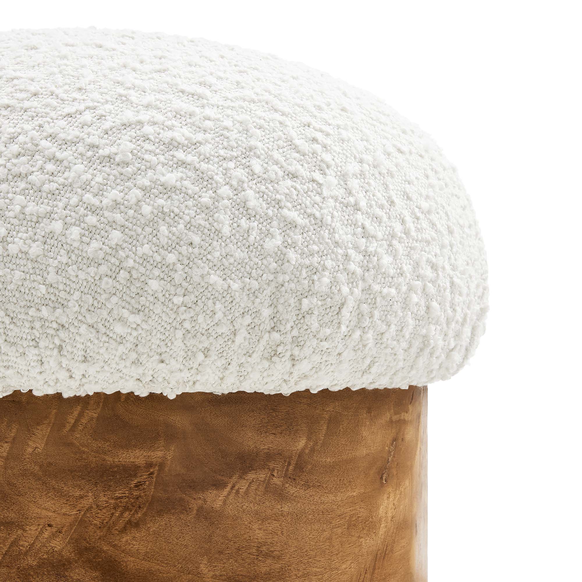 Modway Breeze Boucle Upholstered Ottoman - Image 6