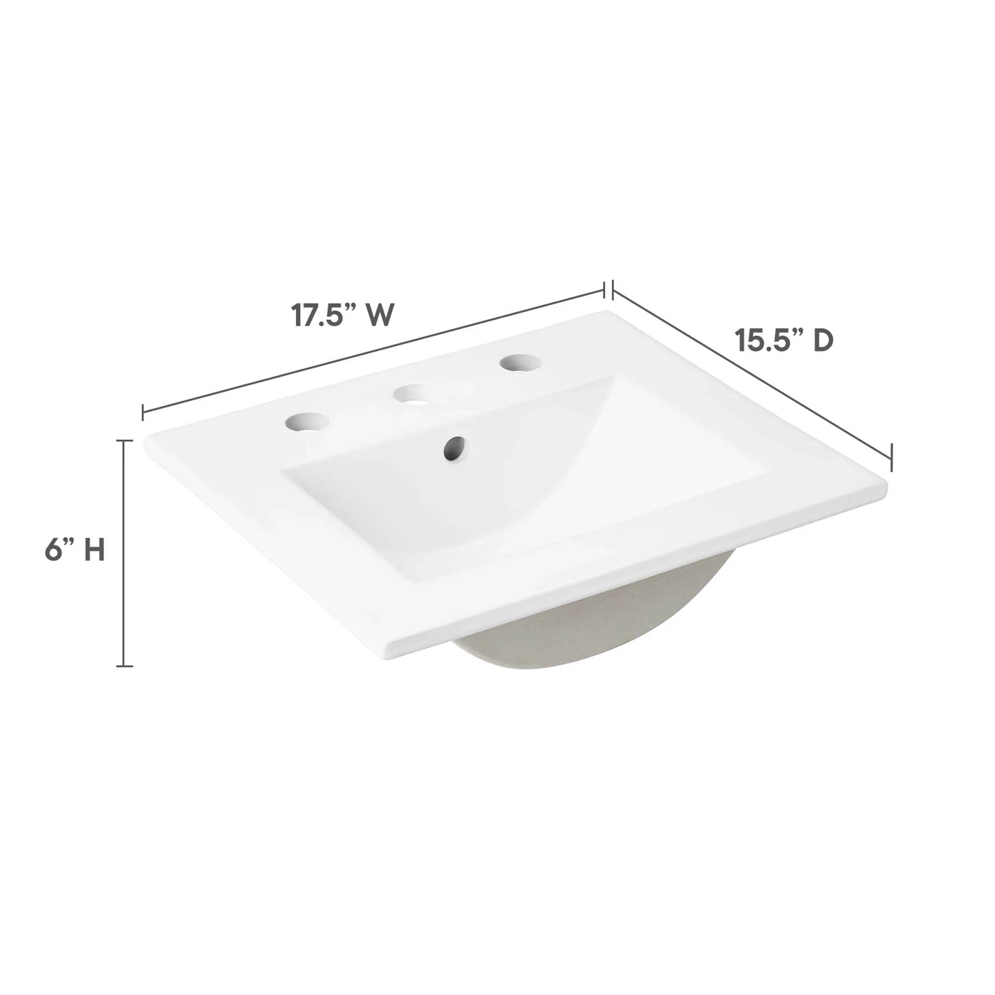 Modway Cayman 18" Bathroom Sink - Image 4