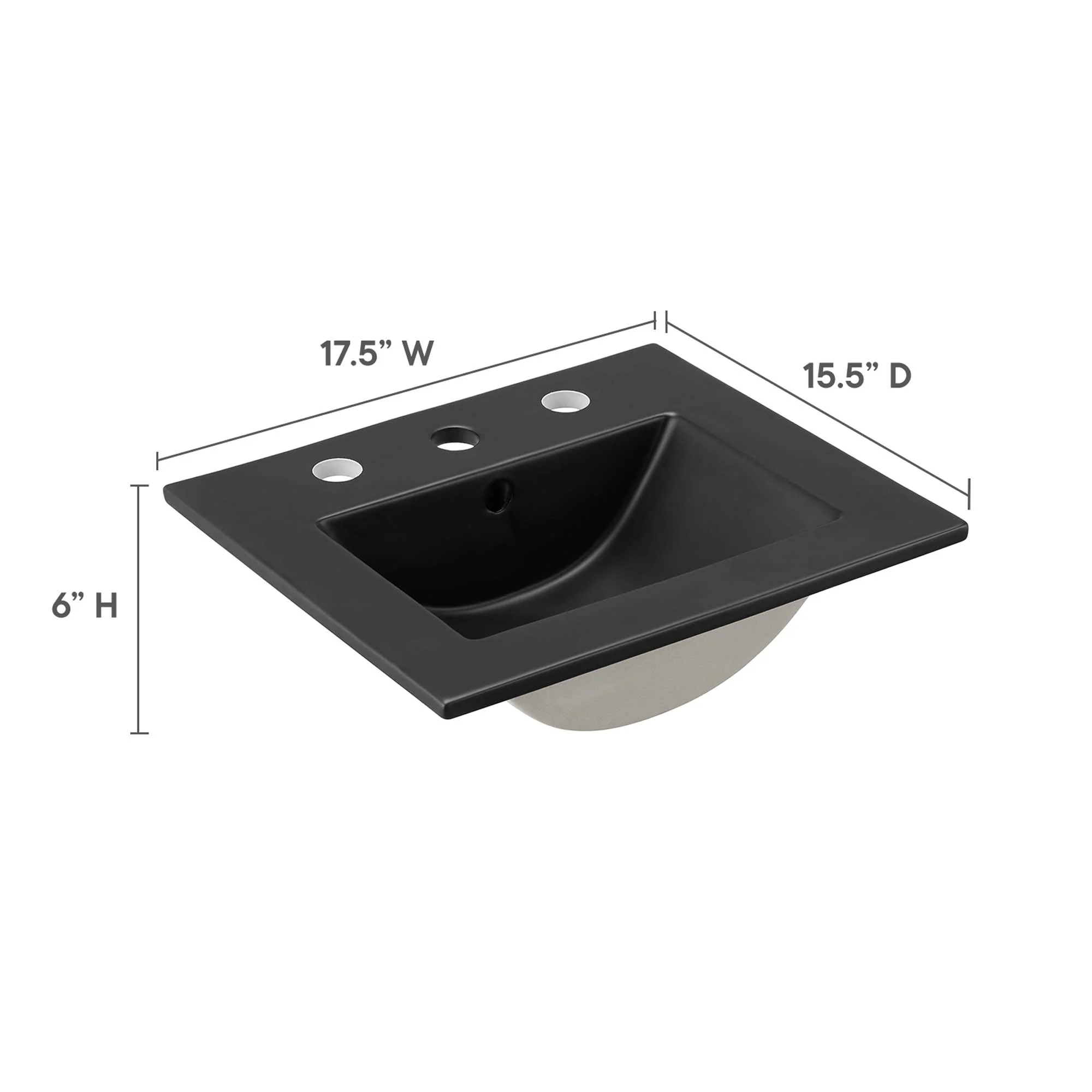 Modway Cayman 18" Bathroom Sink - Image 4