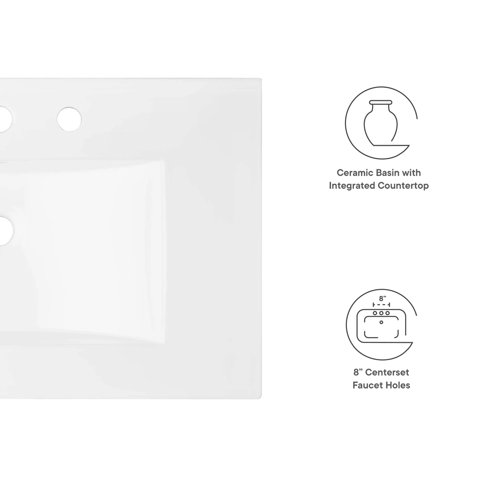 Modway Cayman 30" Bathroom Sink - Image 5