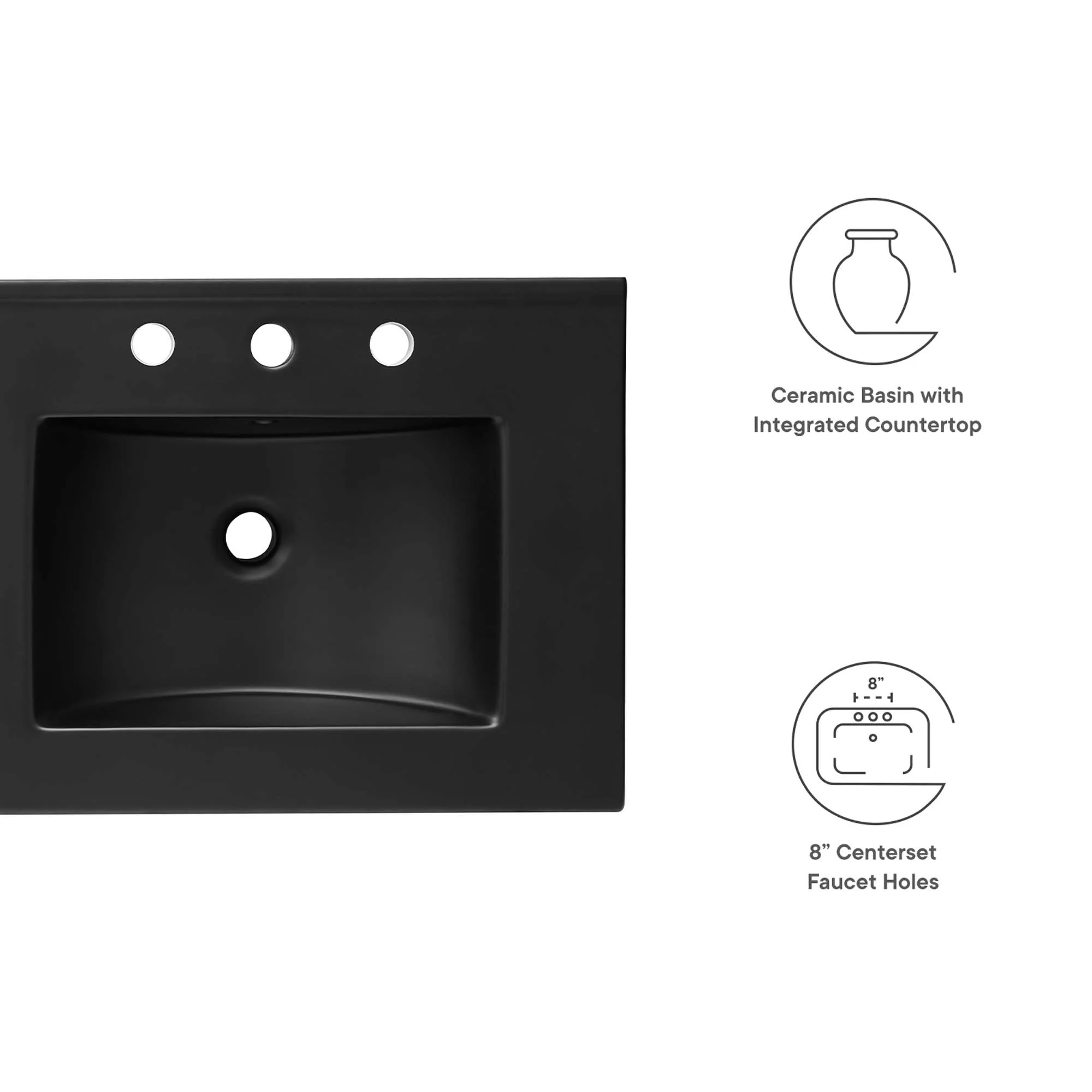 Modway Cayman 48" Double Basin Bathroom Sink - Image 5