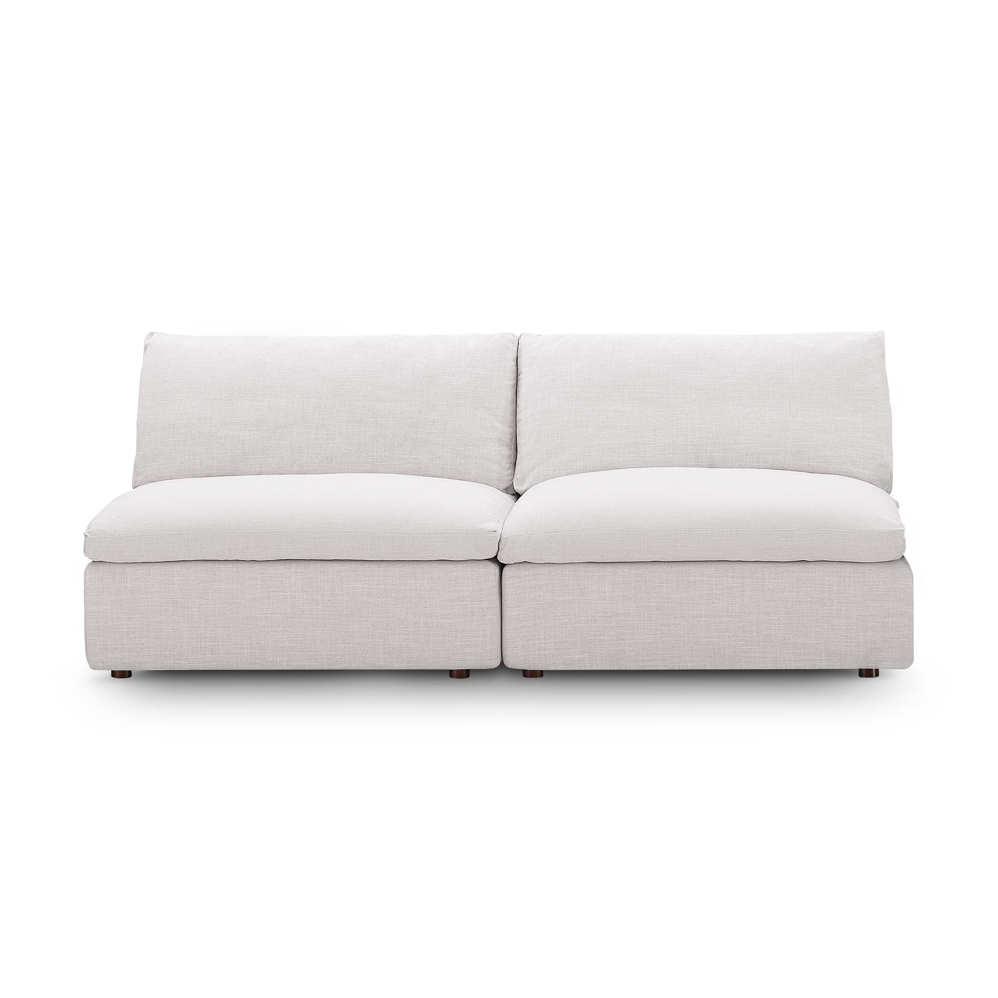 Modway Commix Down Filled Overstuffed 2-Piece Armless Sectional Loveseat - Image 6