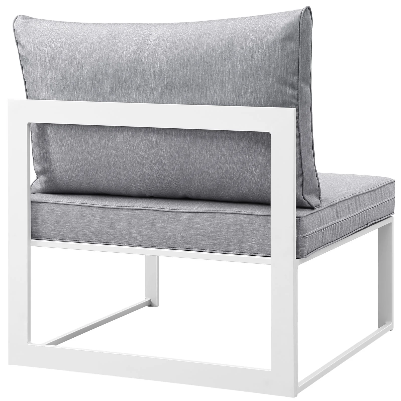 Modway Fortuna 6 Piece Outdoor Patio Sectional Sofa Set - Image 6