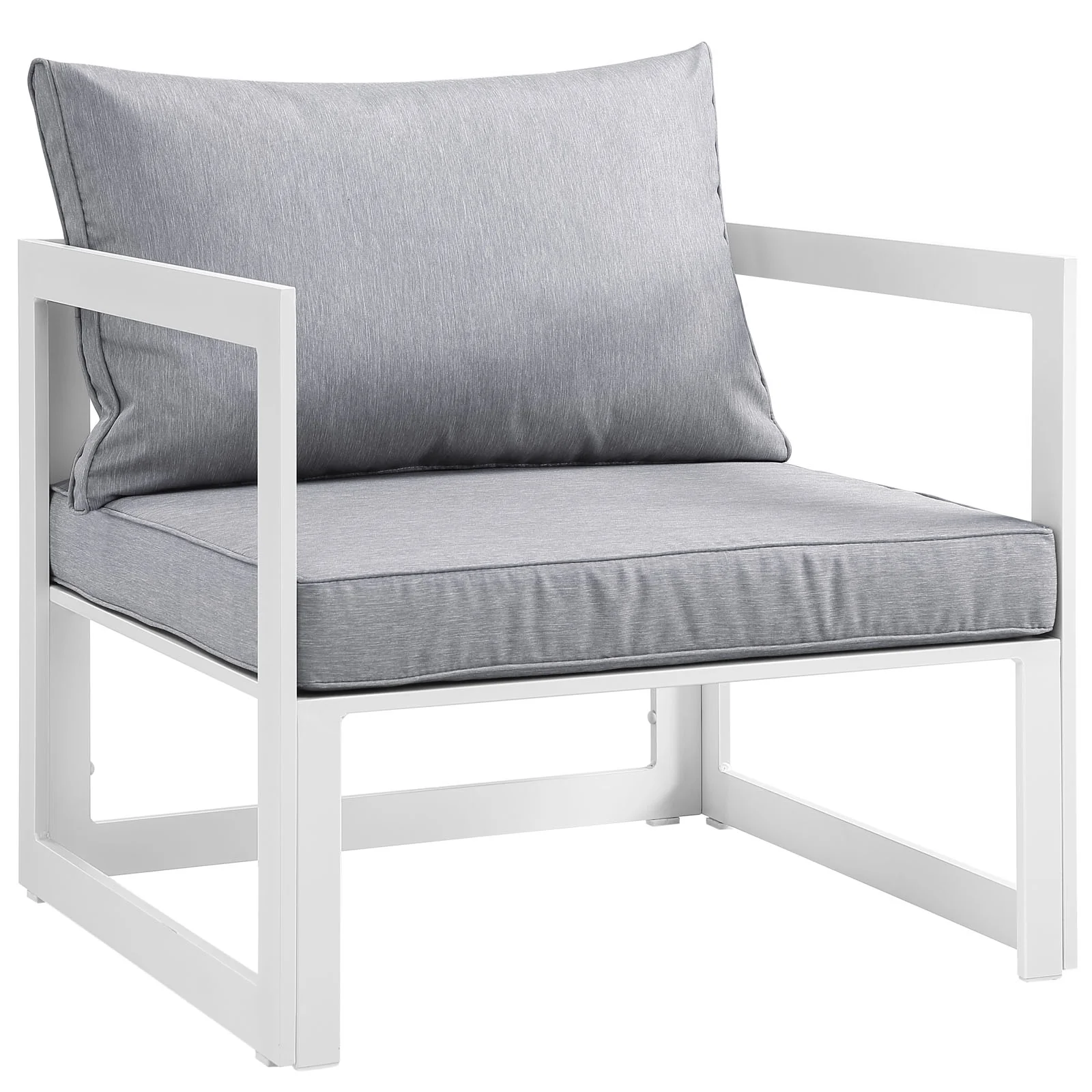Modway Fortuna 7 Piece Outdoor Patio Sectional Sofa Set - Image 10