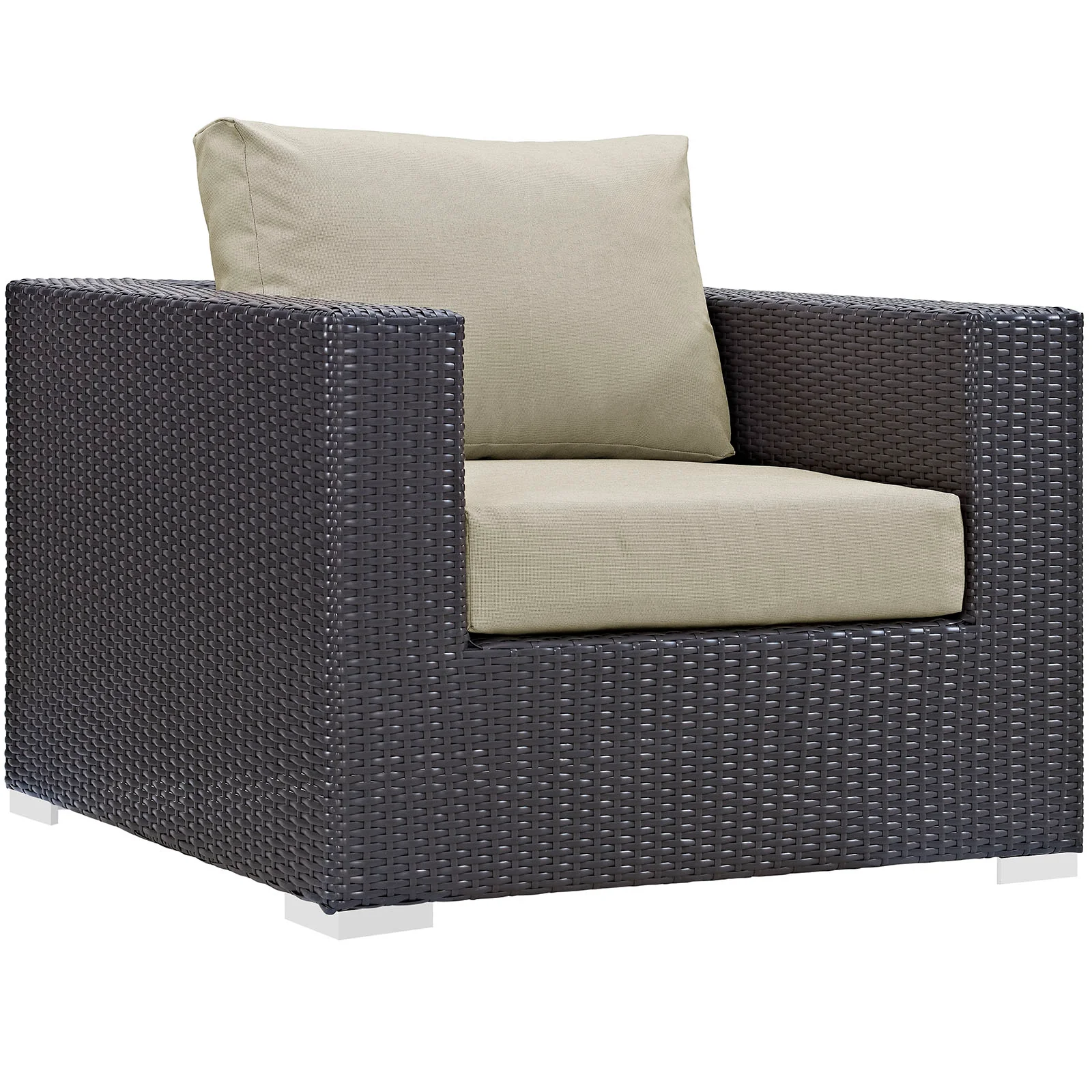Modway Gather 7 Piece Outdoor Patio Sectional Set - Image 4
