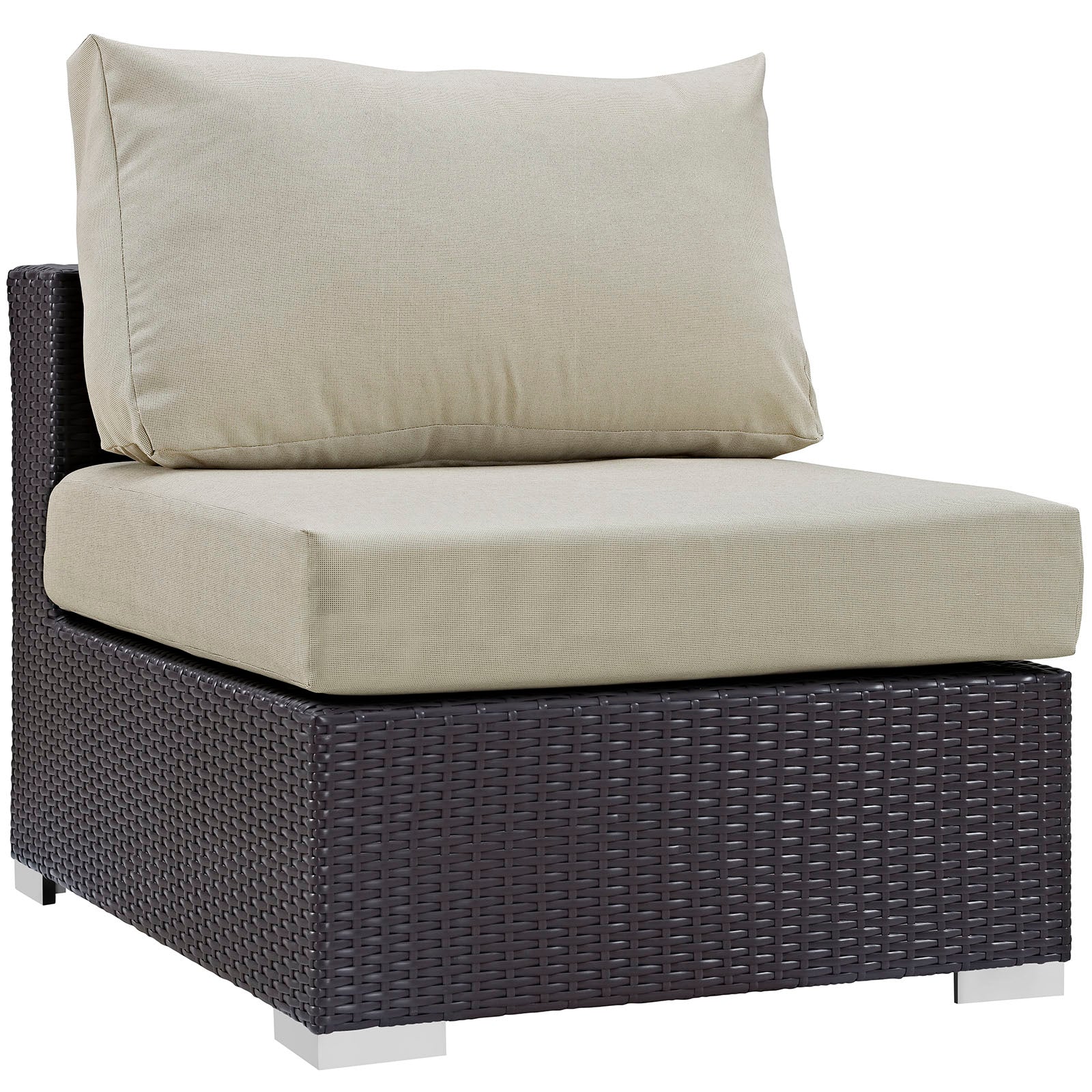 Modway Gather 7 Piece Outdoor Patio Sectional Set - Image 7