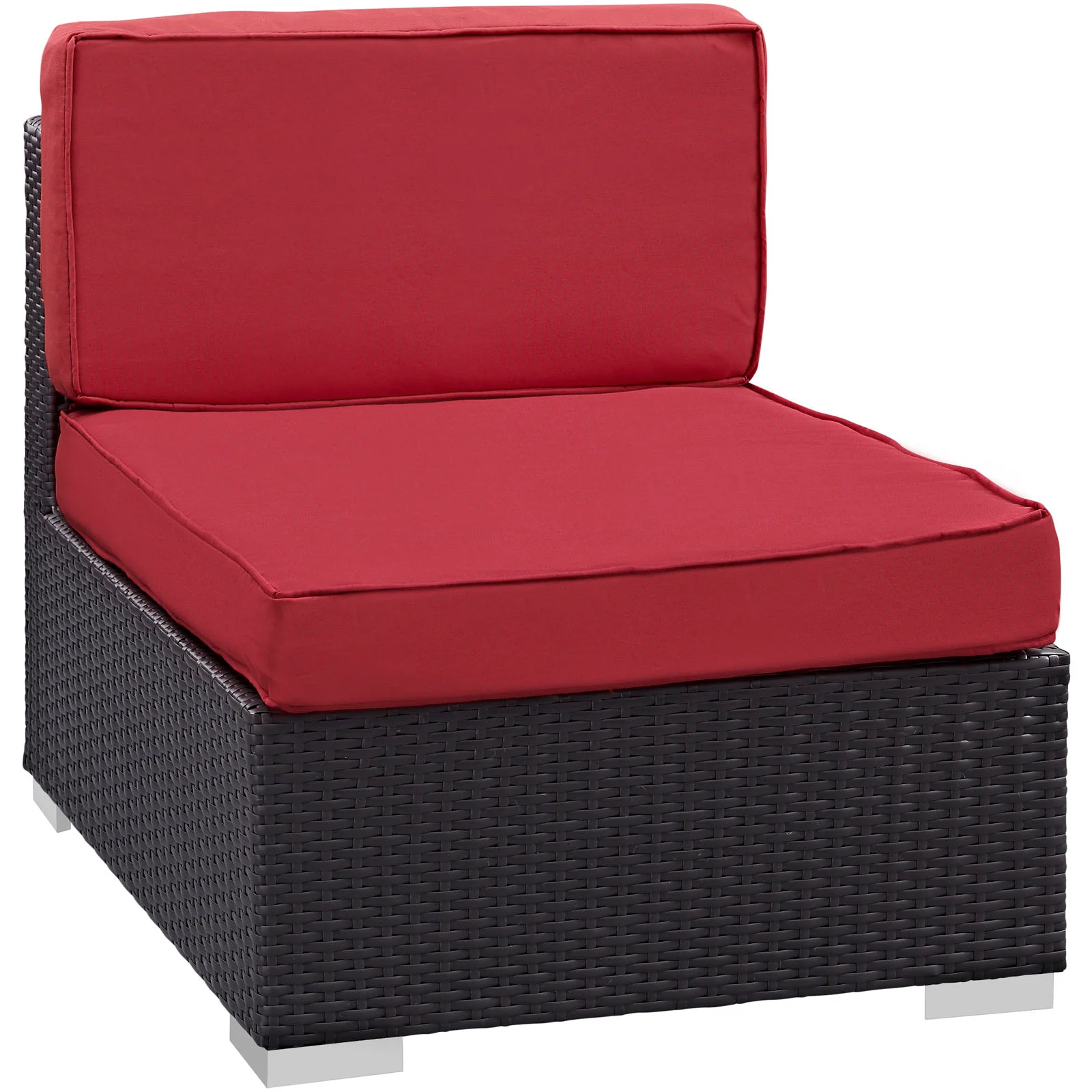 Modway Gather Armless Outdoor Patio Sectional - Image 7