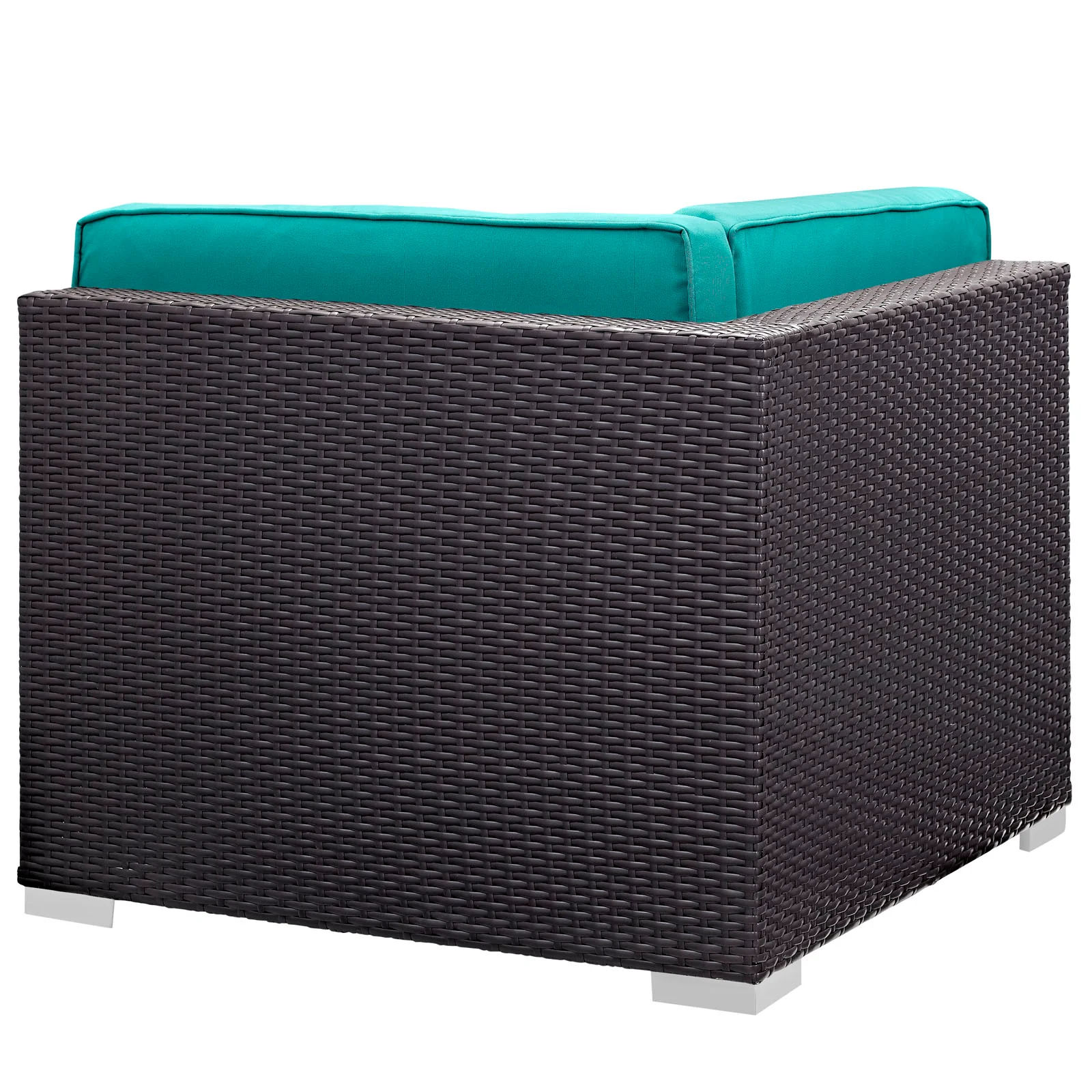Modway Gather Corner and Middle Outdoor Patio Sectional Set - Image 11