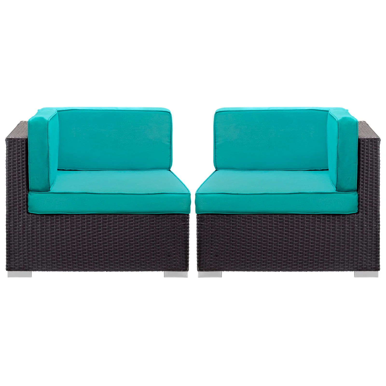 Modway Gather Outdoor Patio Corner Sectional Set of 2 - Image 13