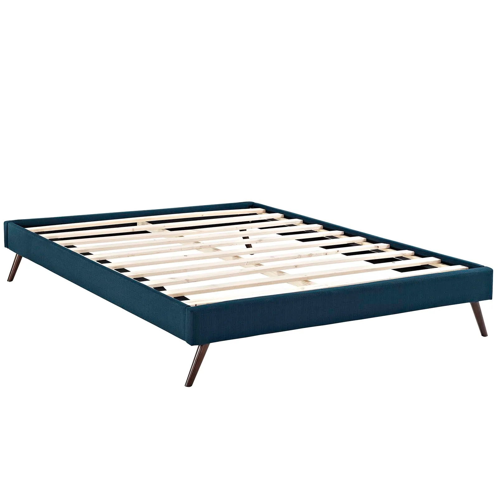 Modway Helen Fabric Full Bed Frame with Round Splayed Legs - Image 3