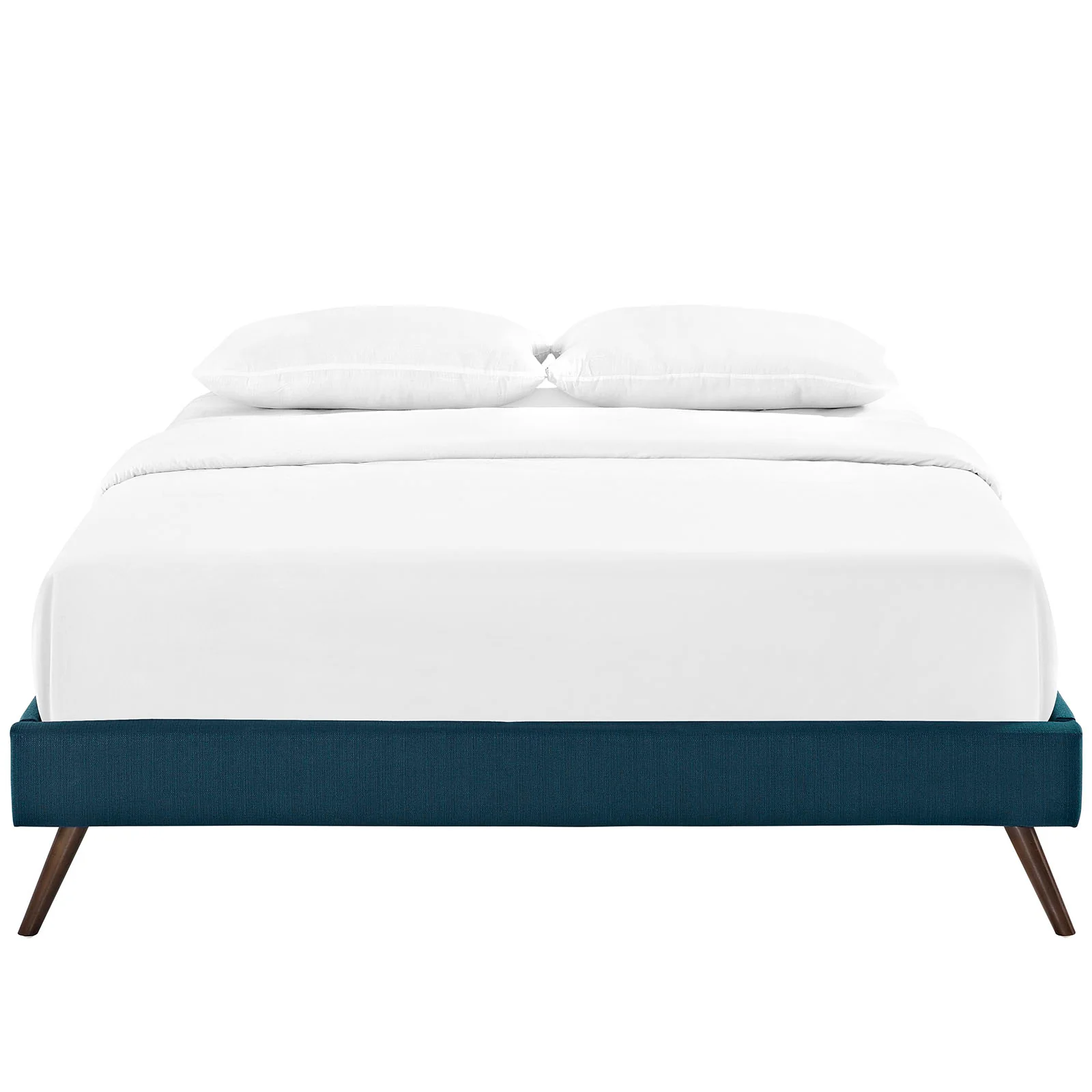 Modway Helen Fabric Full Bed Frame with Round Splayed Legs - Image 5