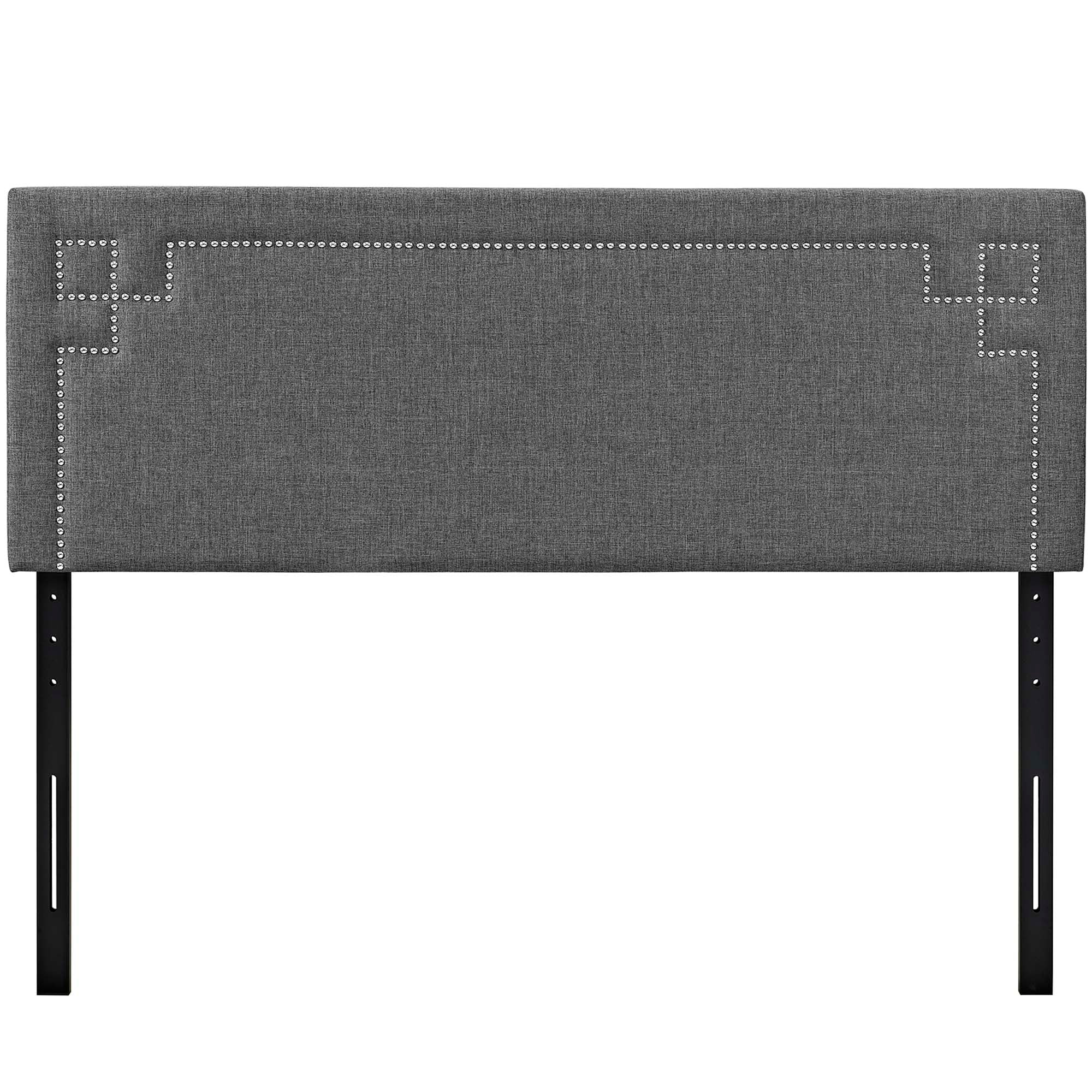 Modway Helen Fabric Queen Bed Frame with Round Splayed Legs - Image 12