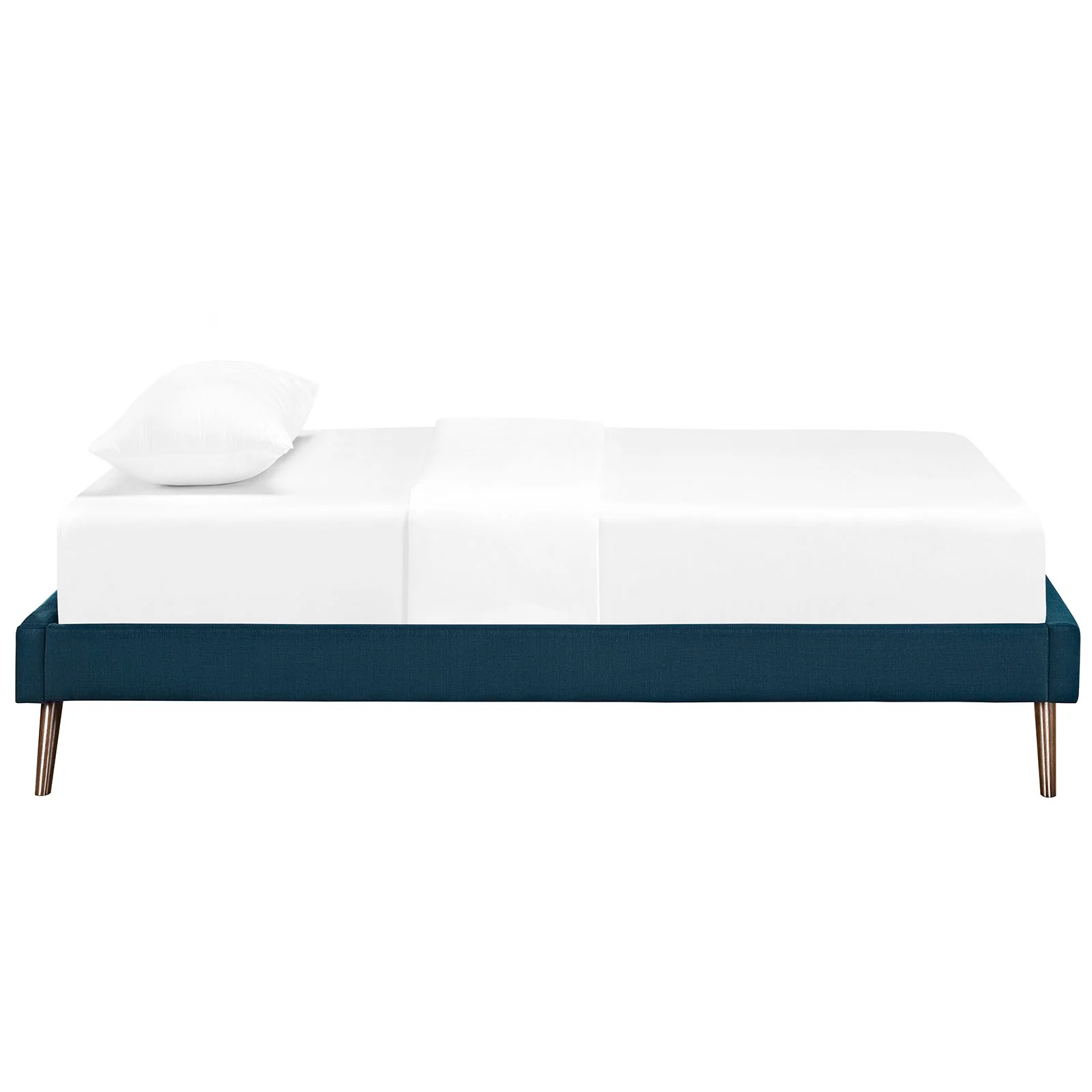 Modway Helen Fabric Twin Bed Frame with Round Splayed Legs - Image 4