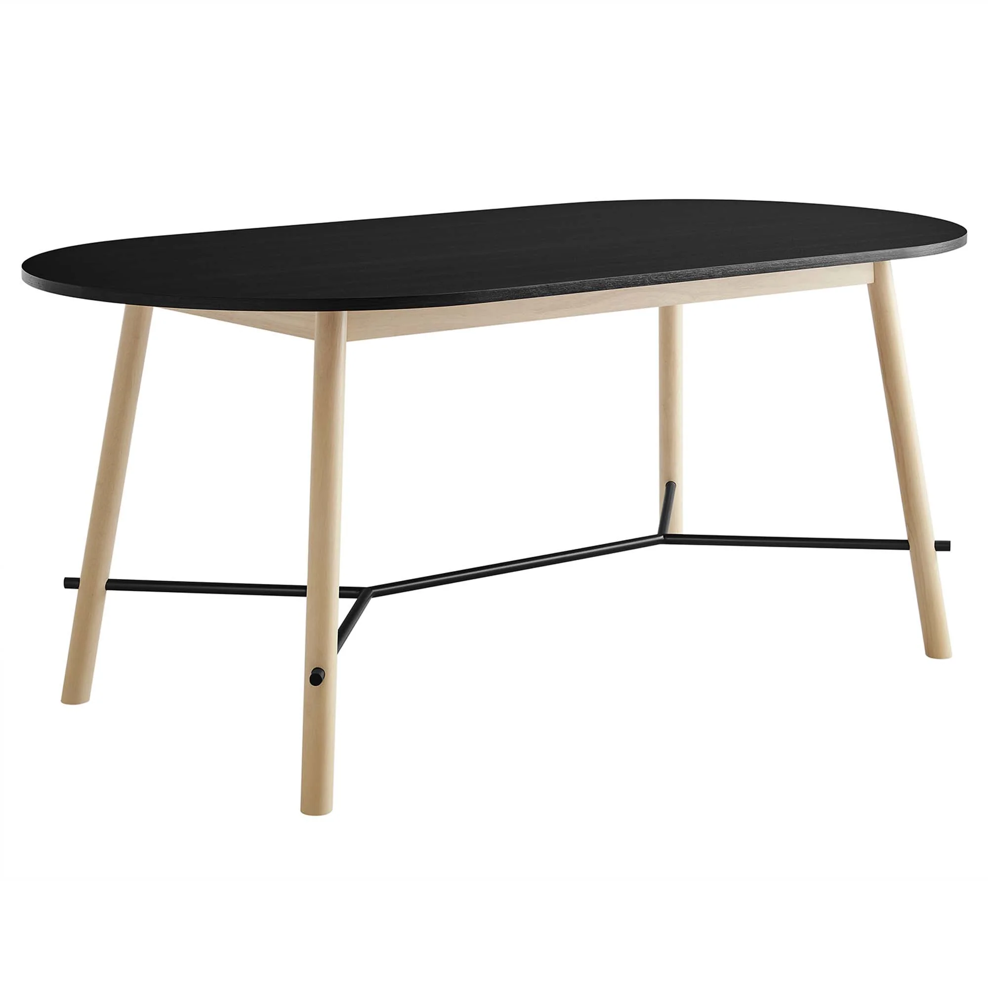 Modway Infuse 71" Wood Grain Dining Table - Image 2