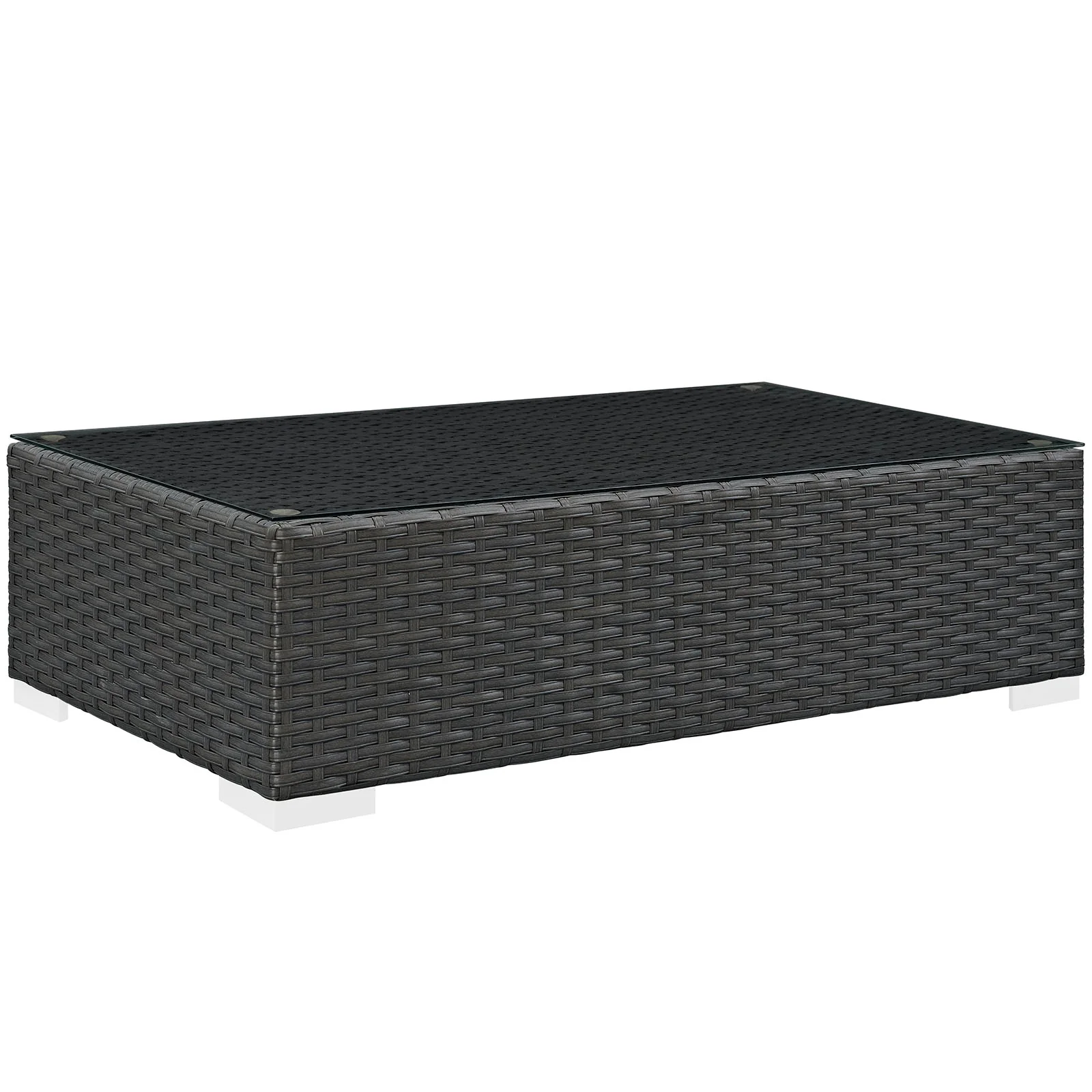 Modway Sojourn 7 Piece Outdoor Patio Sunbrella® Sectional Set - Image 4