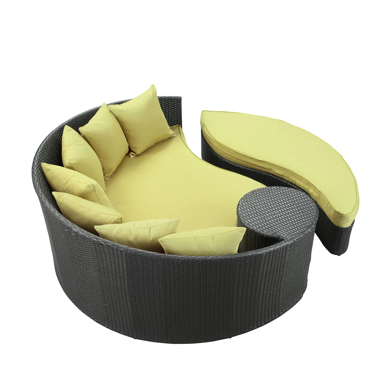 Modway Taiji Outdoor Patio Wicker Daybed - Image 10