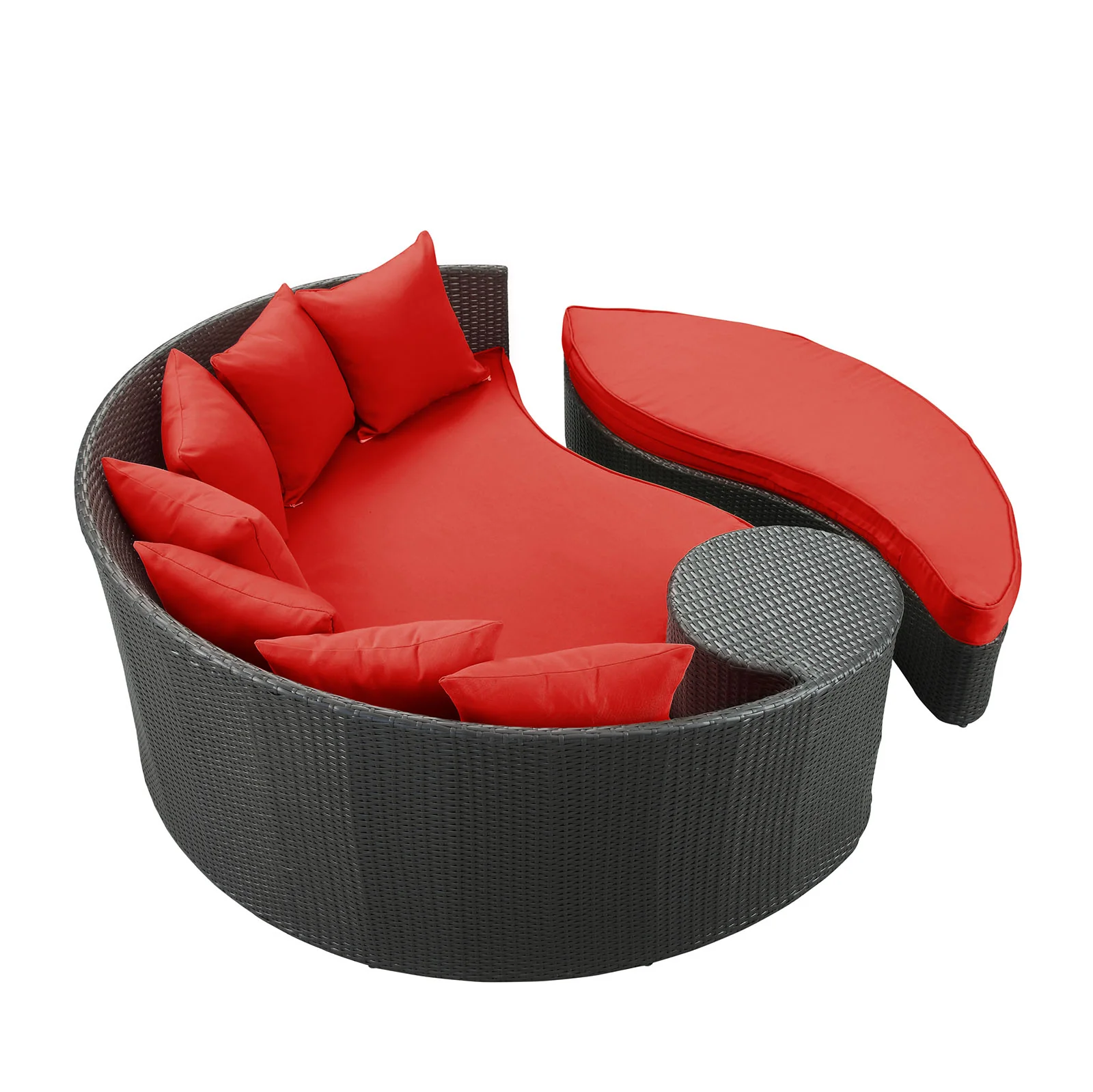 Modway Taiji Outdoor Patio Wicker Daybed - Image 15