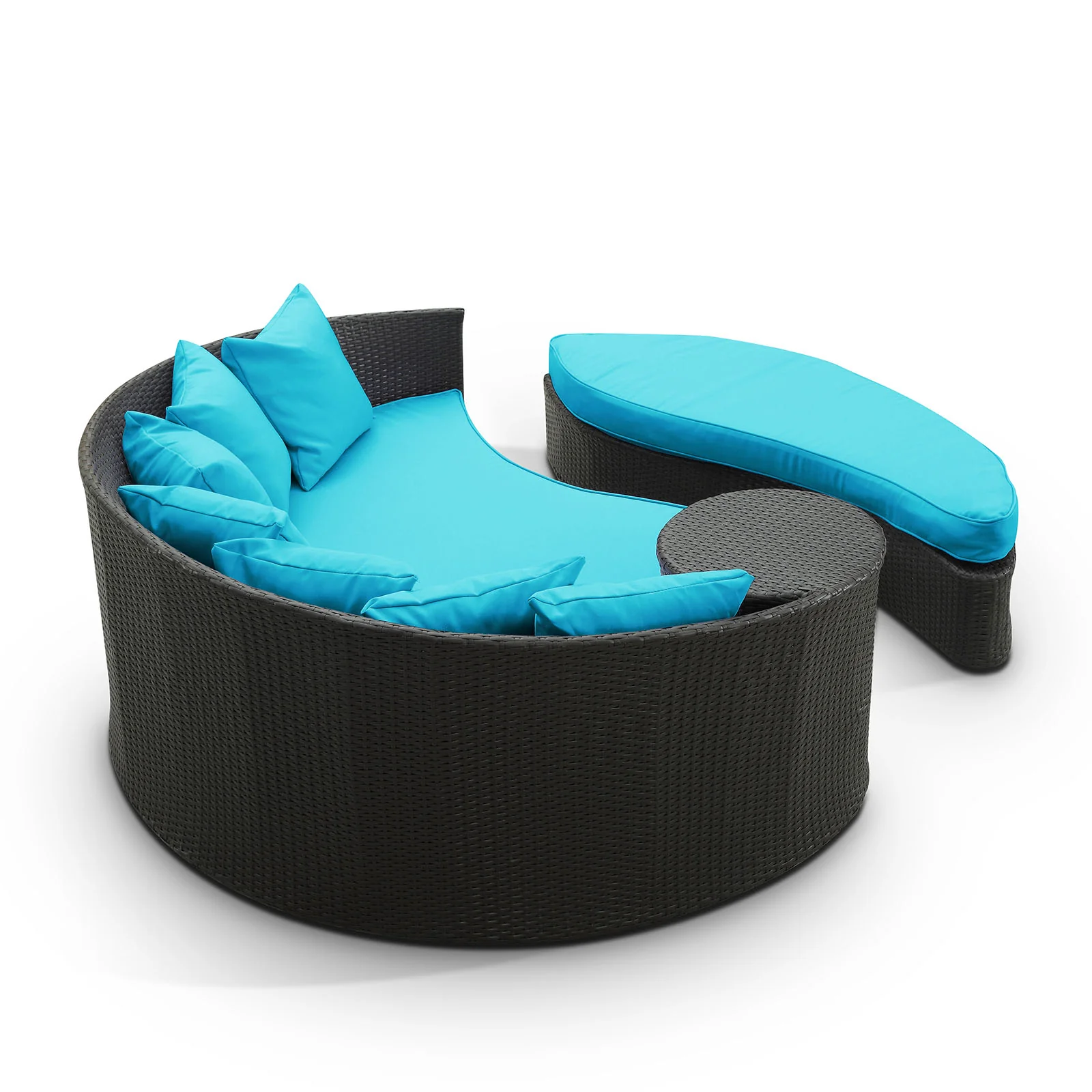 Modway Taiji Outdoor Patio Wicker Daybed - Image 19