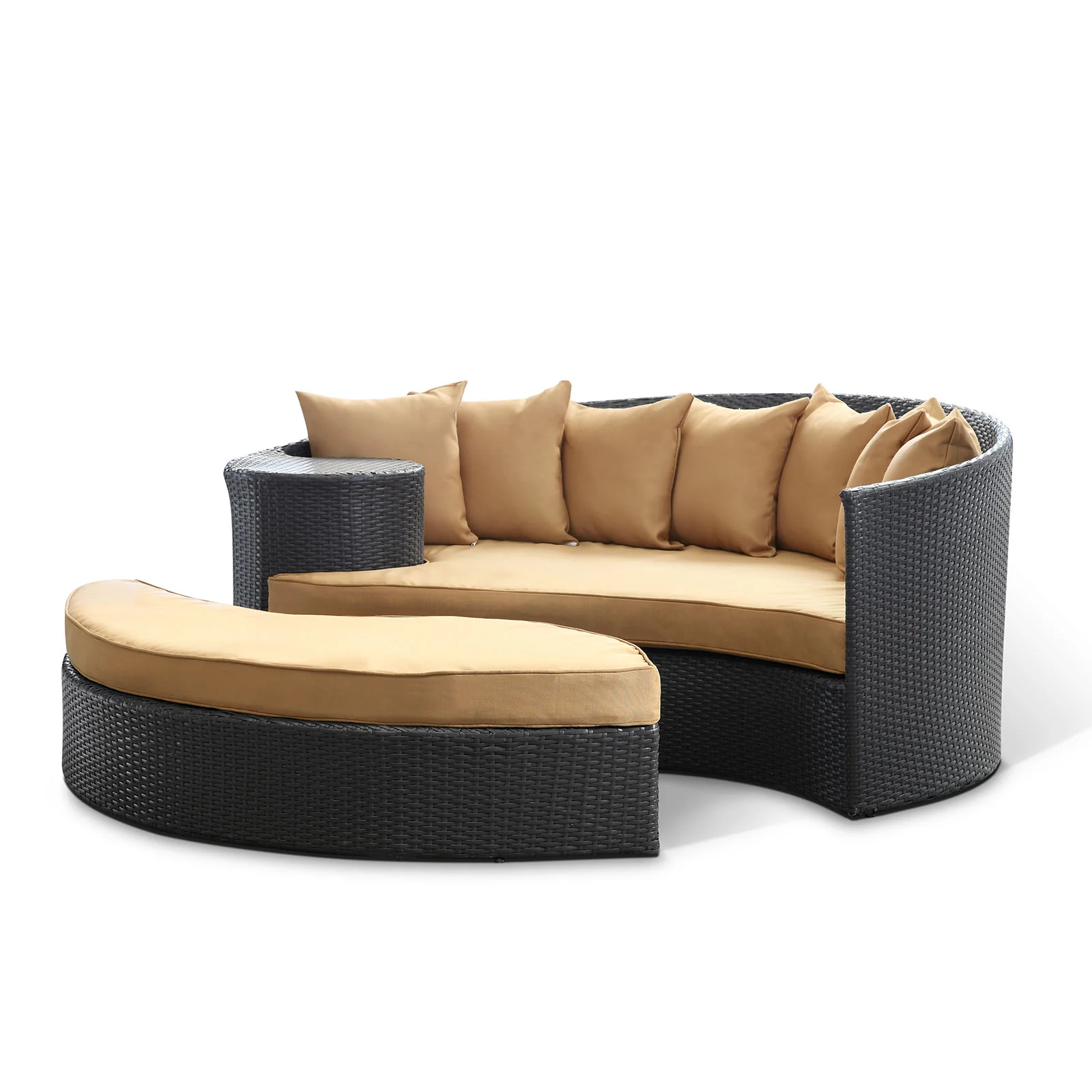 Modway Taiji Outdoor Patio Wicker Daybed - Image 2