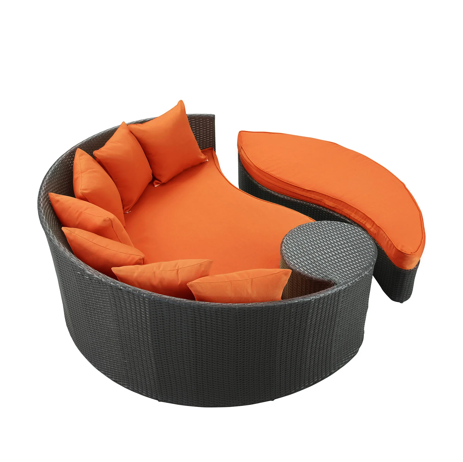 Modway Taiji Outdoor Patio Wicker Daybed - Image 5