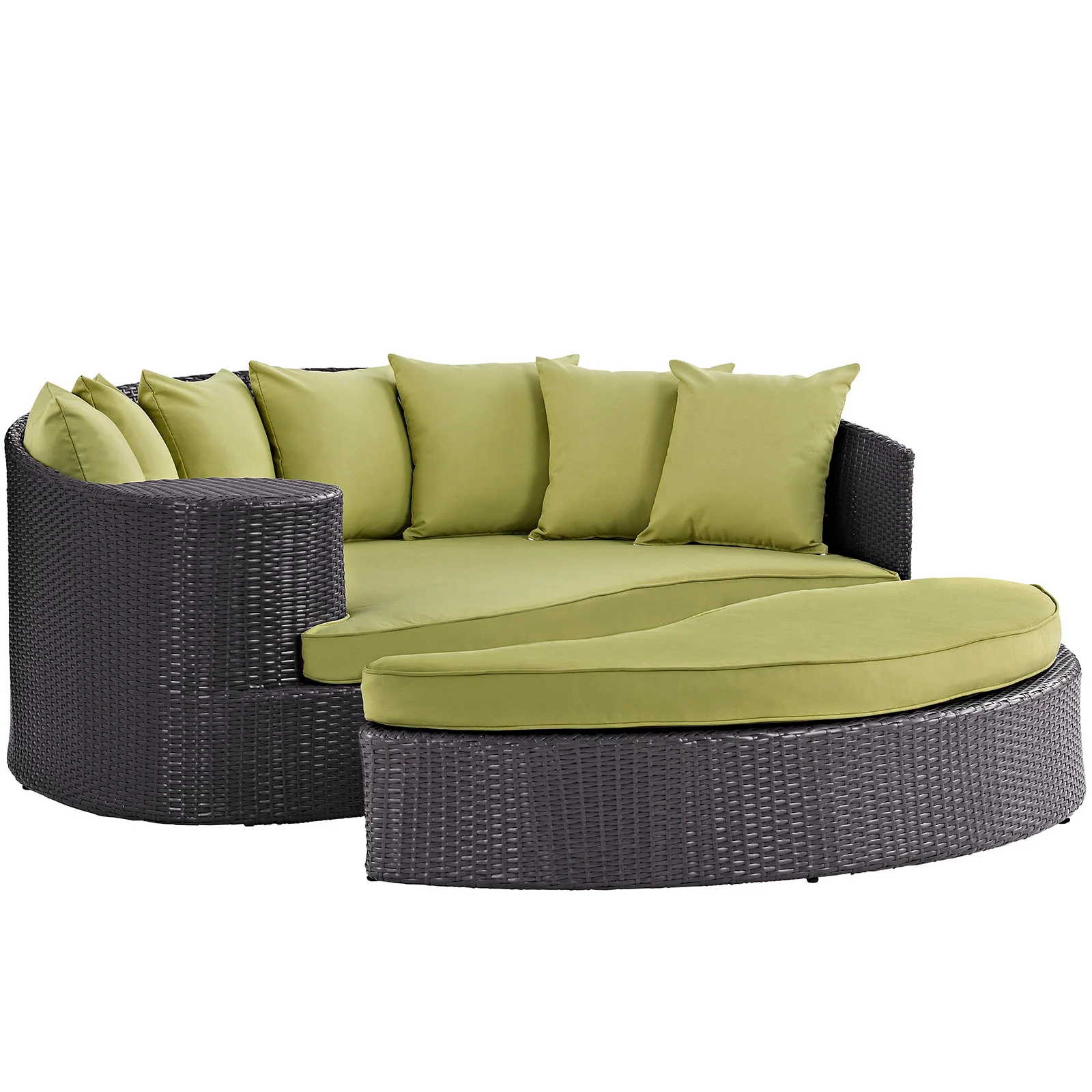 Modway Taiji Outdoor Patio Wicker Daybed - Image 8
